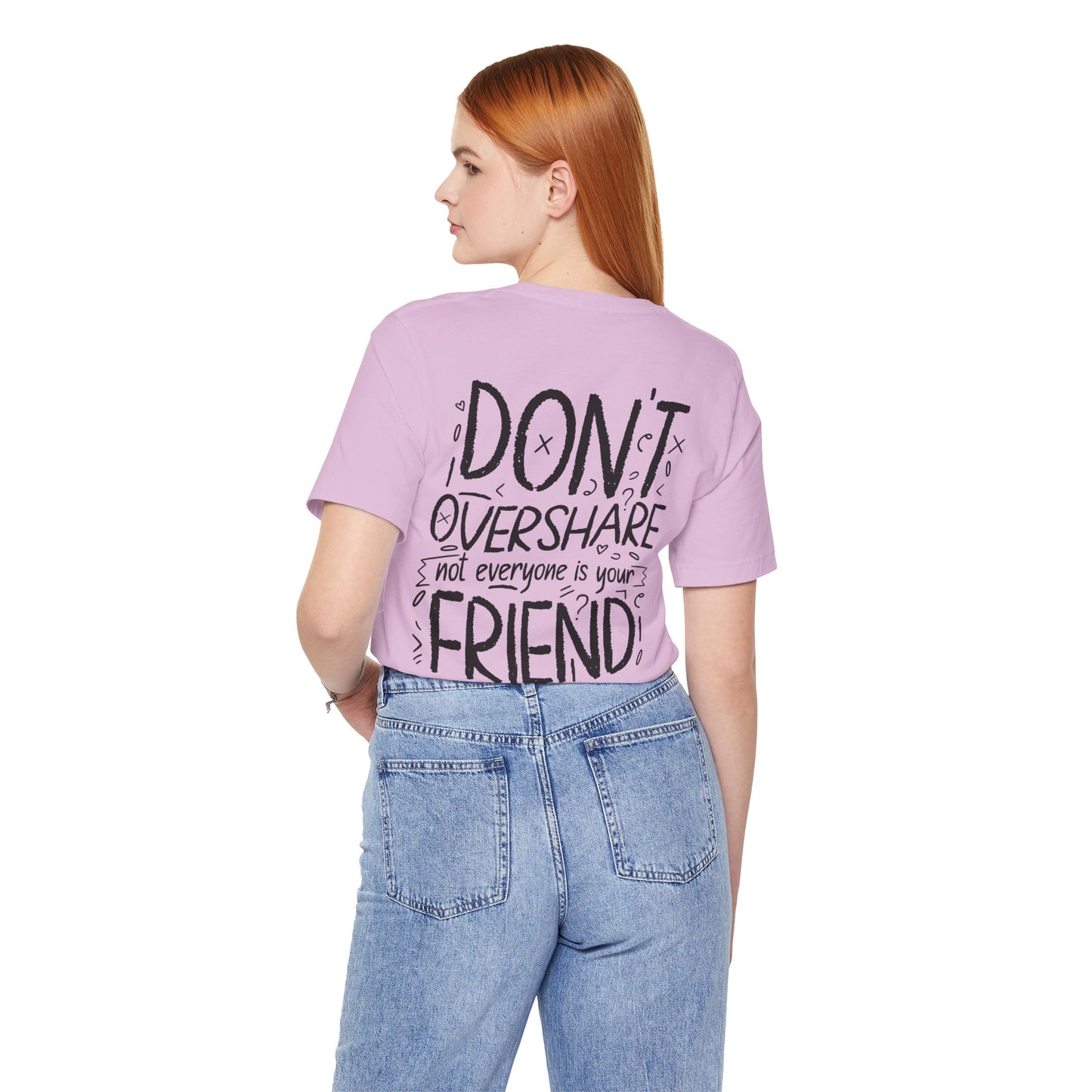 F&BPD - Don’t Overshare Unisex Tee – Boundaries Statement Shirt