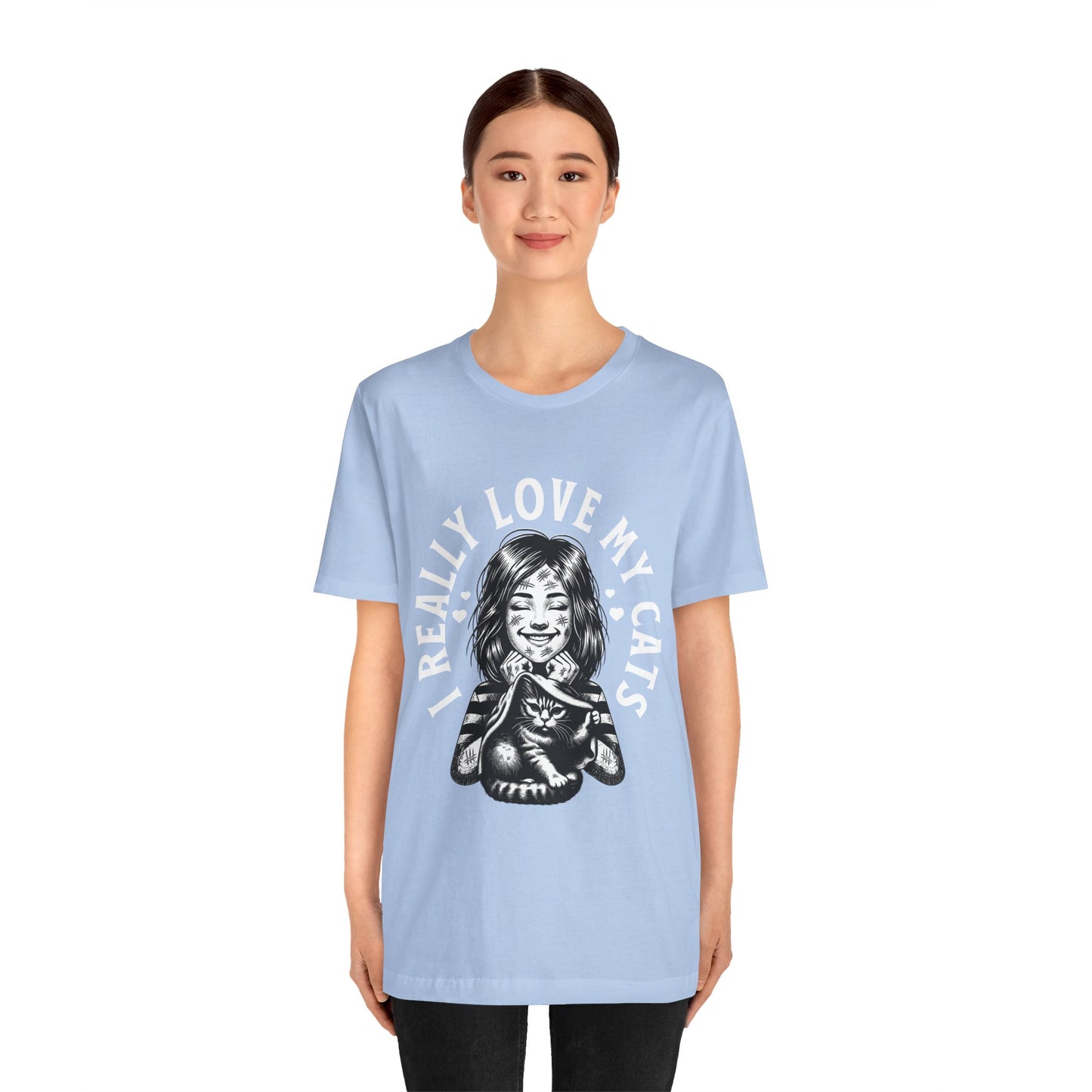 I Really Love My Cats T-Shirt | Cute Cat Lover Unisex Tee - FPD
