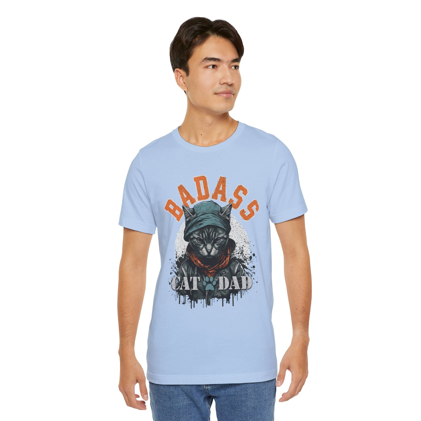 Badass Cat Dad Unisex T-Shirt – Funny Cat Lover Tee for Proud Pet Owners - FPD