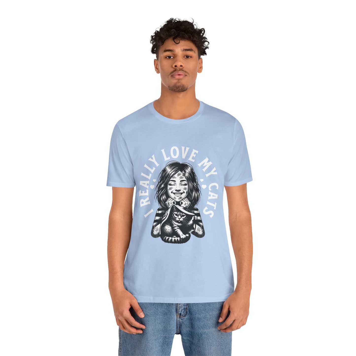 I Really Love My Cats T-Shirt | Cute Cat Lover Unisex Tee - FPD