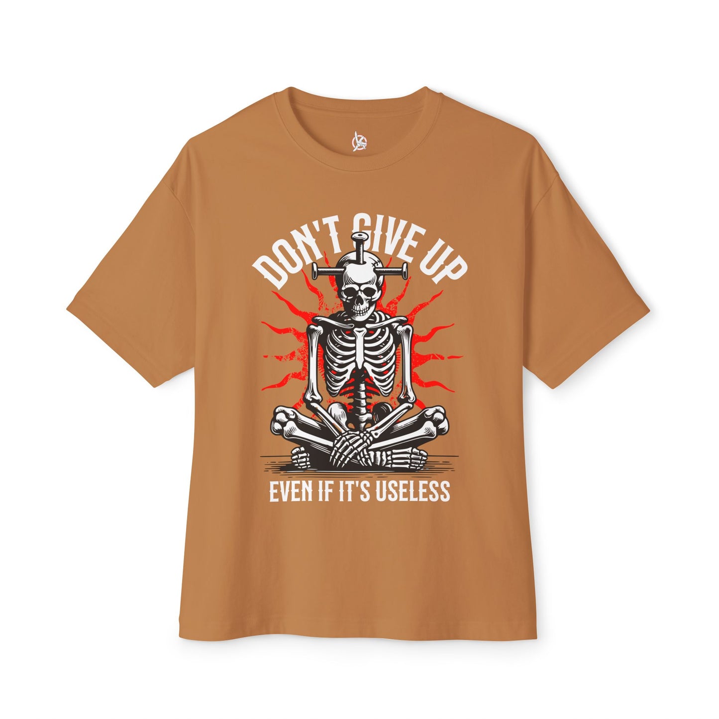 FPD - Don’t Give Up Oversized Tee – Grit & Persistence Statement Shirt