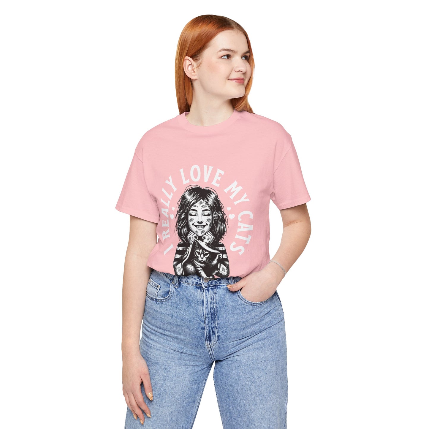 I Really Love My Cats T-Shirt | Cute Cat Lover Unisex Tee - FPD