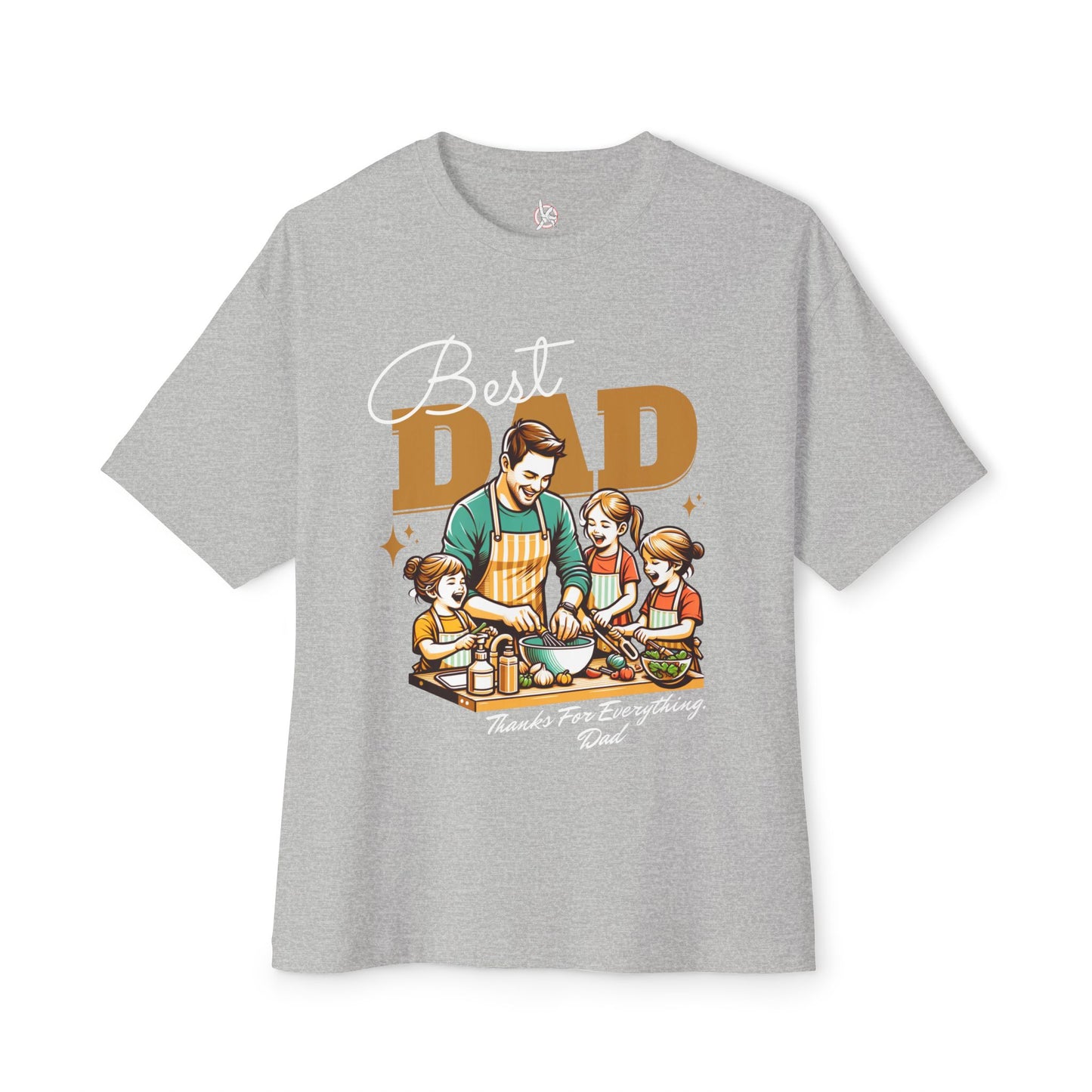 Best Dad Oversized T-Shirt – Relaxed Fit | Father’s Day Gift