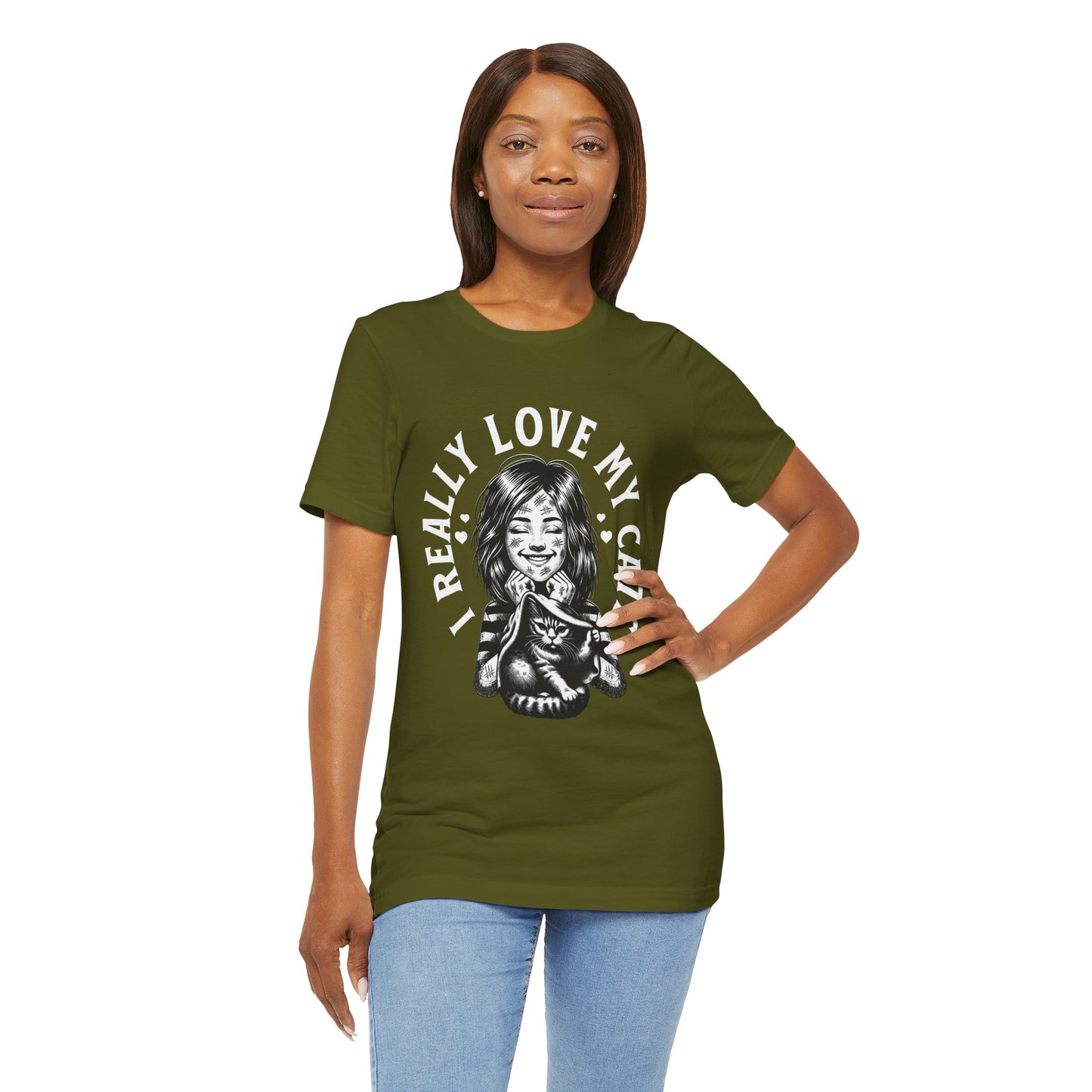 I Really Love My Cats T-Shirt | Cute Cat Lover Unisex Tee - FPD