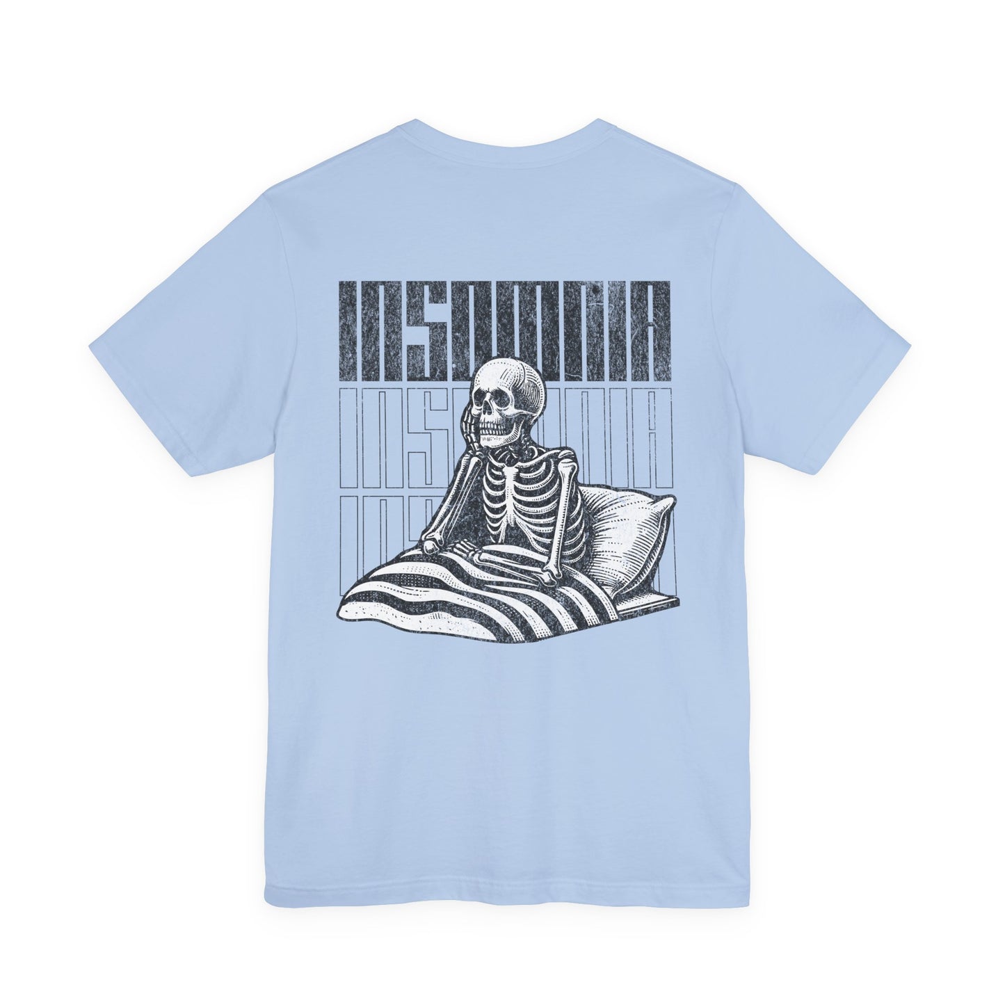 F&BPD - Unisex T-shirt - Insomnia Tee – Late Night Mind Battle Statement Shirt
