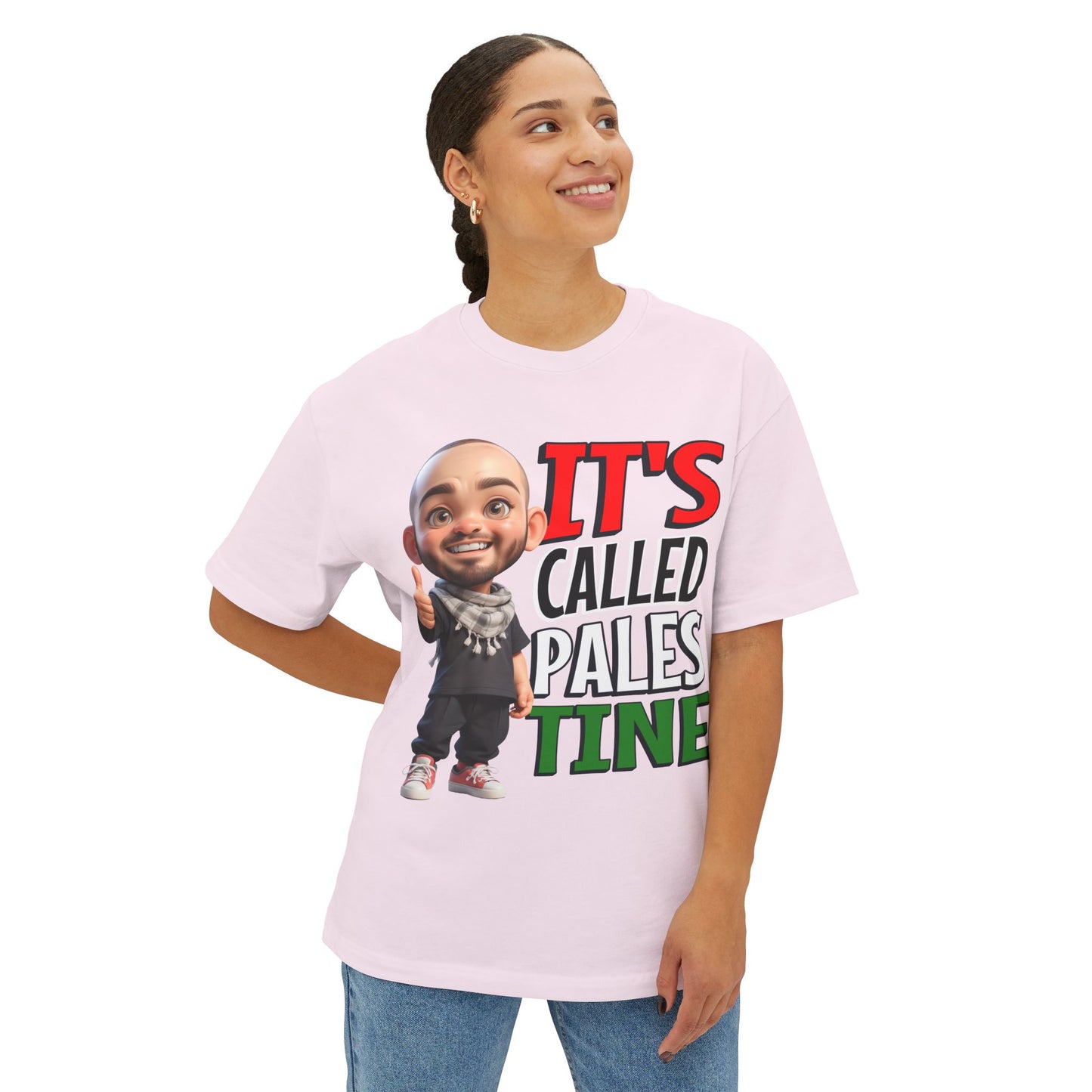It’s Called Palestine Oversized Tee – Bold Pro-Palestine Graphic Shirt - FPD