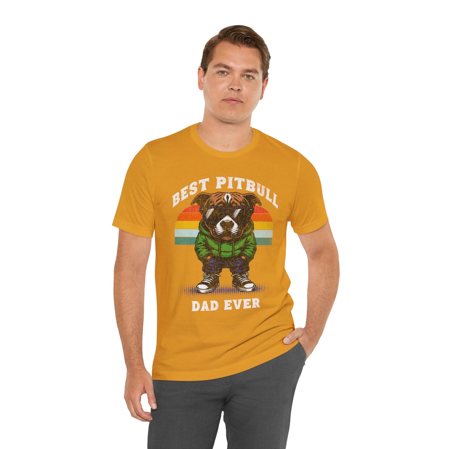FPD - Unisex T-shirt - Best Pitbull Dad Ever Tee – Dog Lover Statement Shirt