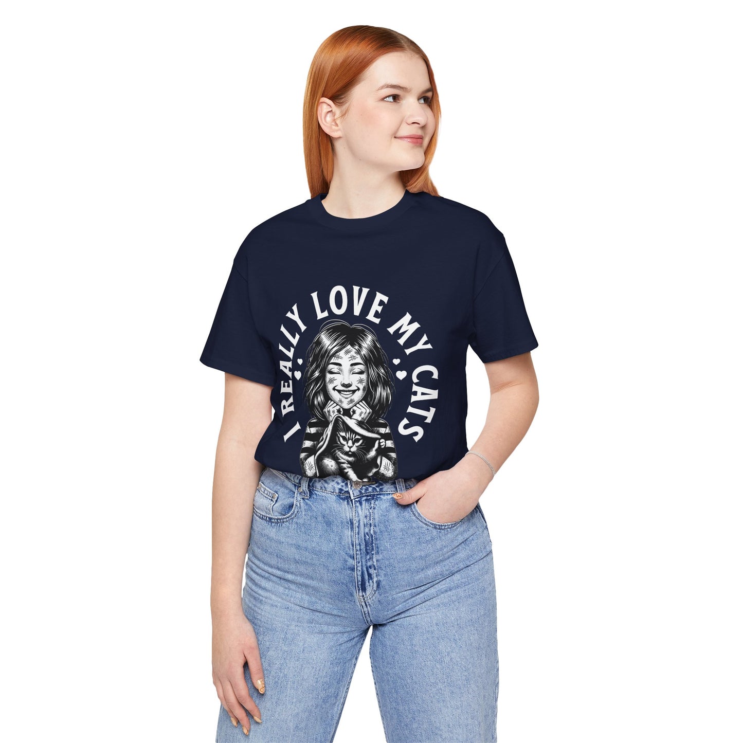 I Really Love My Cats T-Shirt | Cute Cat Lover Unisex Tee - FPD