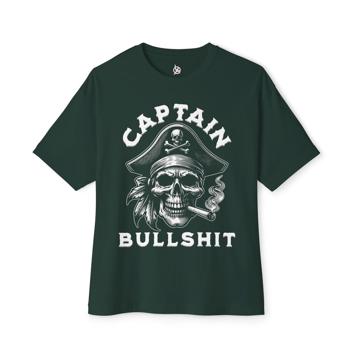FPD - Captain Bullshit Oversized Tee — Myth-Buster & Truth-Seeker Shirt