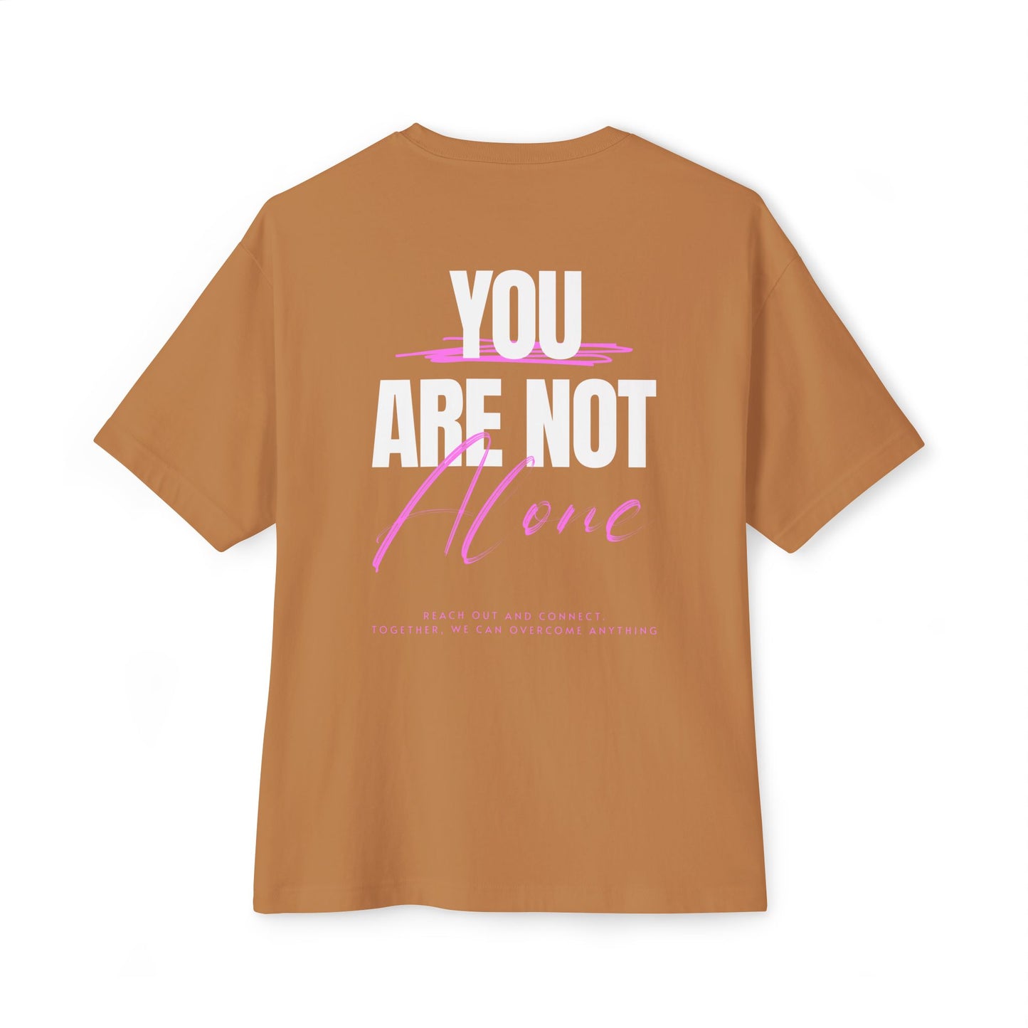 F&BPD - You Are Not Alone Oversized Tee – Hope & Awareness Shirt