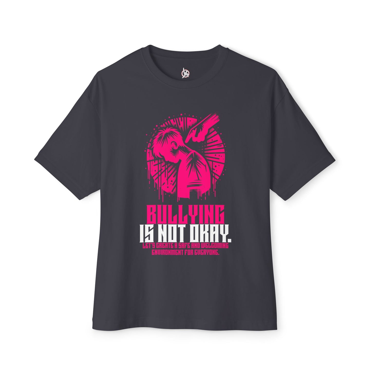 FPD - Bullying Is Not Okay Oversized Tee — Anti-Bullying Statement Shirt