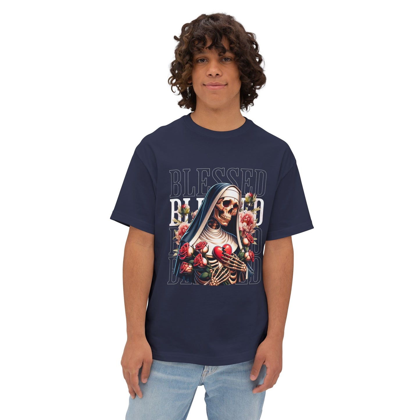 FPD - Blessed Oversized Tee – Minimalist Faith & Gratitude Shirt