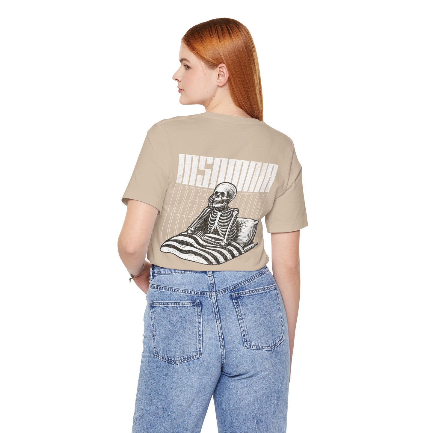 F&BPD - Unisex T-shirt - Insomnia Tee – Late Night Mind Battle Statement Shirt
