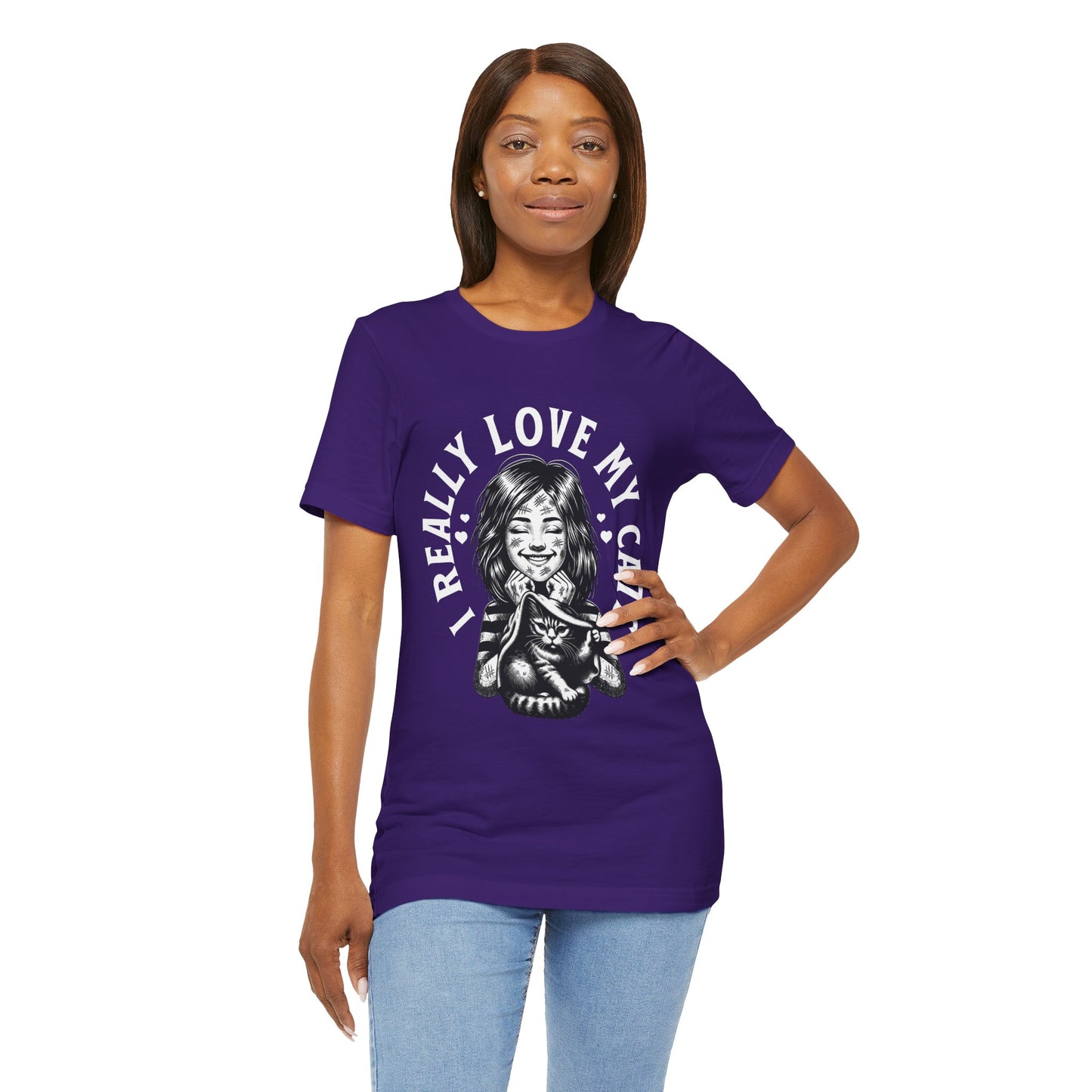 I Really Love My Cats T-Shirt | Cute Cat Lover Unisex Tee - FPD