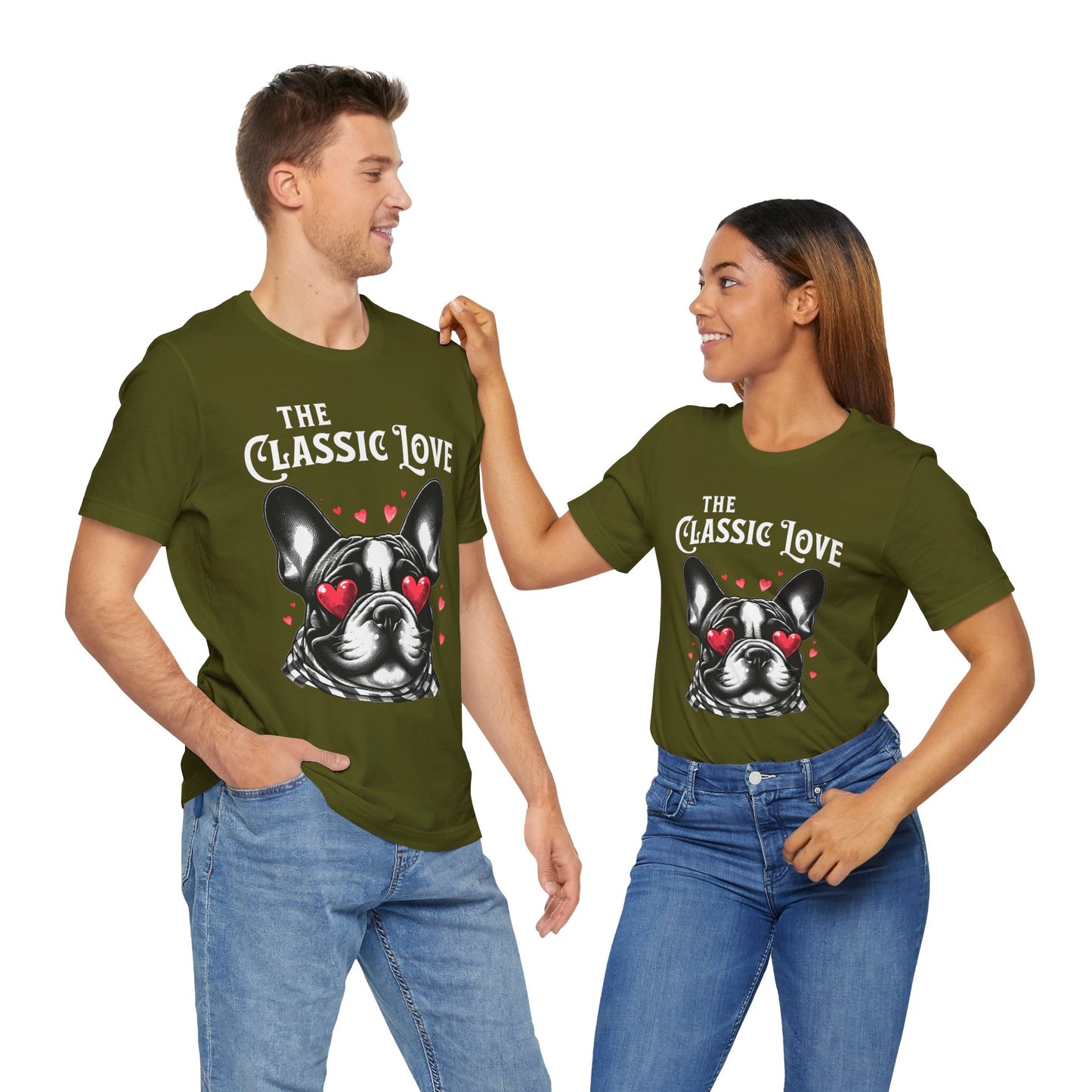 FPD - Unisex T-shirt - Pug Classic Love Tee – Cute Dog Lover Statement Shirt