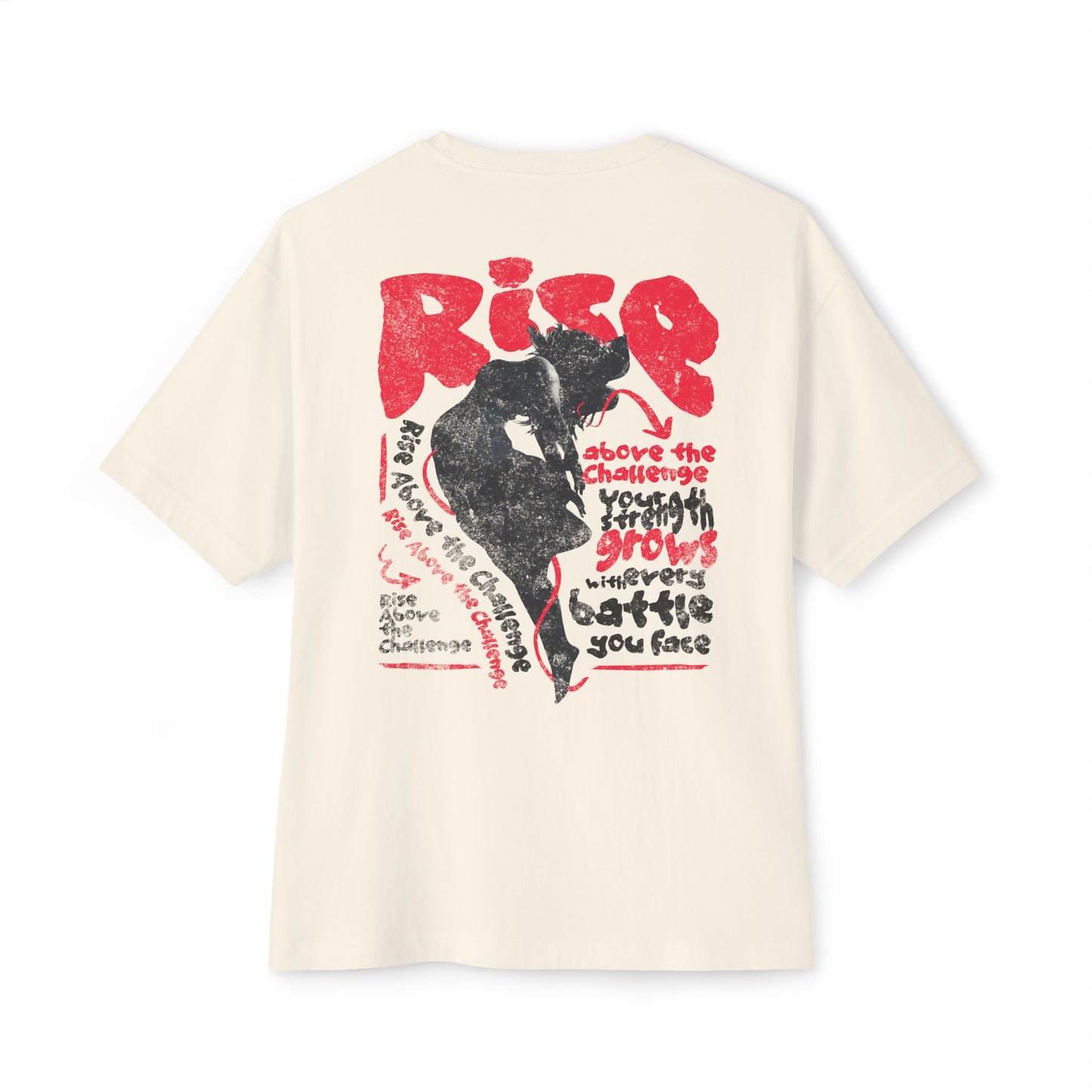 F&BPD - Rise Oversized Tee – Mental Armor & Empowerment Streetwear