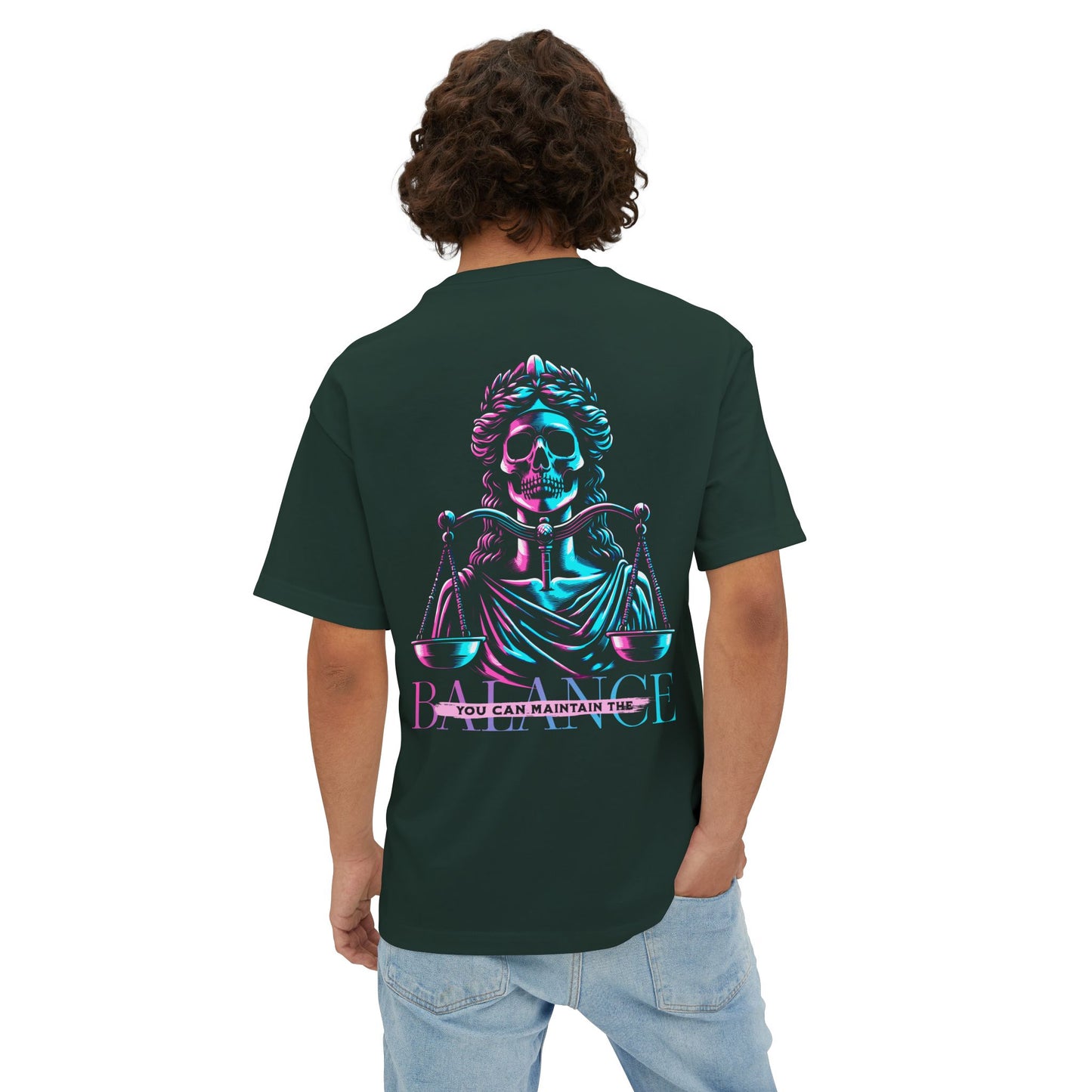F&BPD - Maintain the Balance Oversized Tee – Mindfulness Statement Streetwear