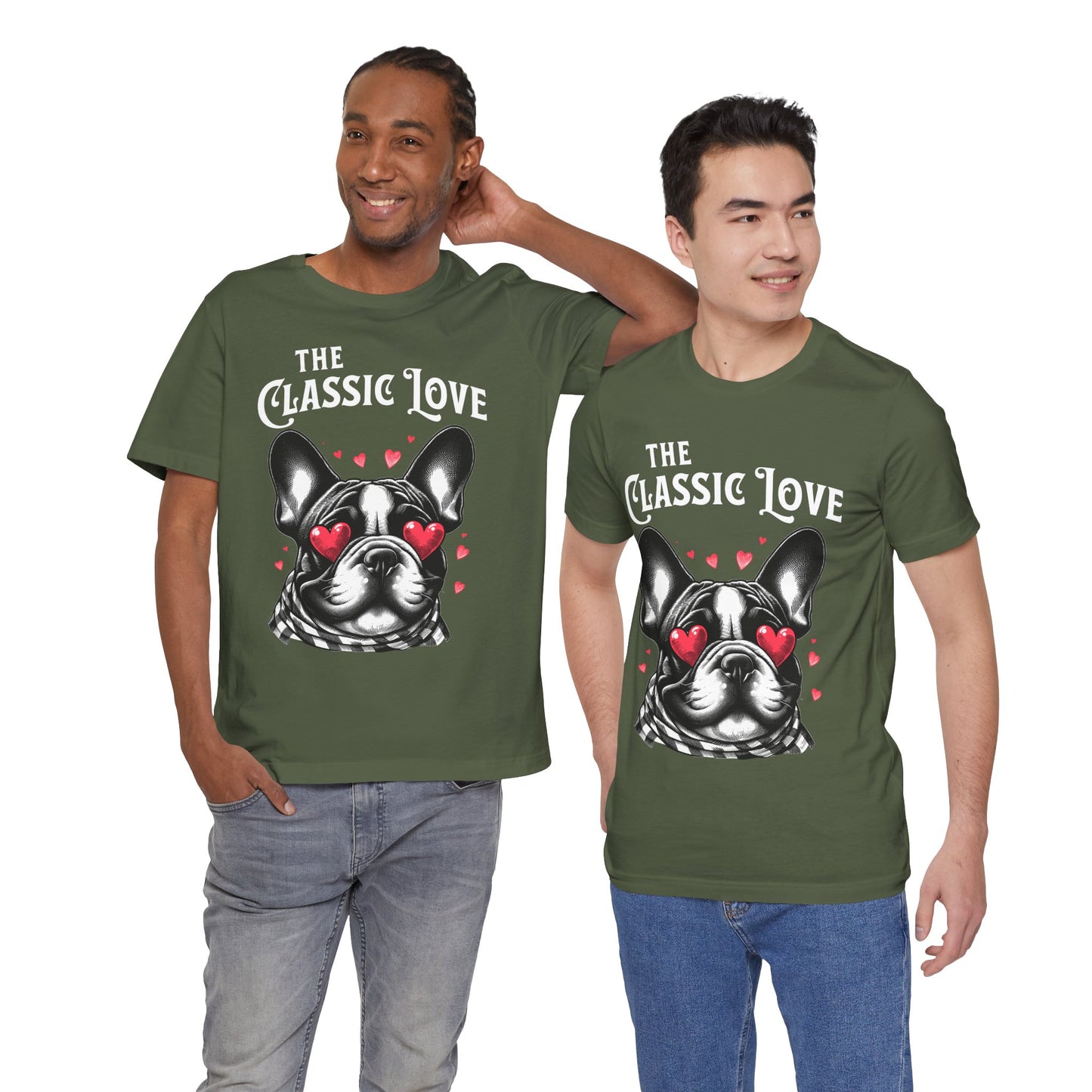 FPD - Unisex T-shirt - Pug Classic Love Tee – Cute Dog Lover Statement Shirt