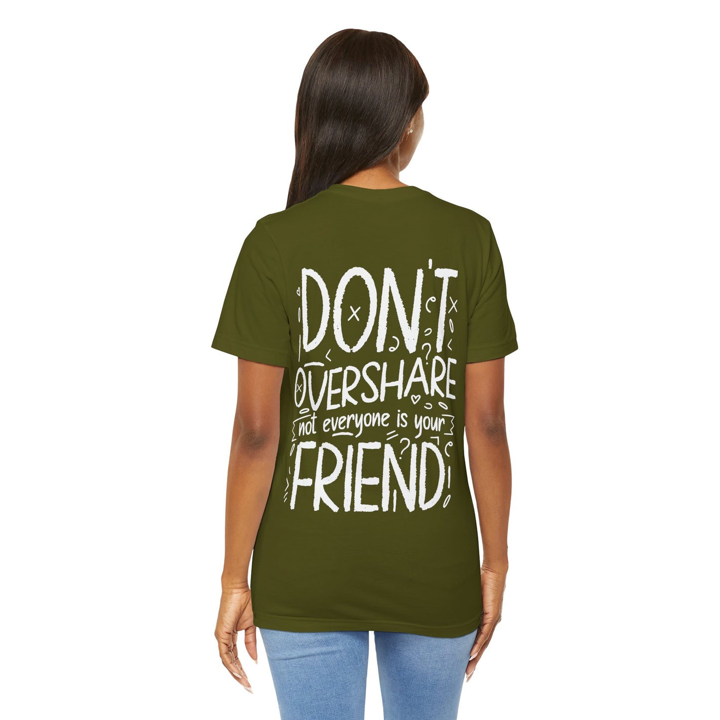 F&BPD - Don’t Overshare Unisex Tee – Boundaries Statement Shirt