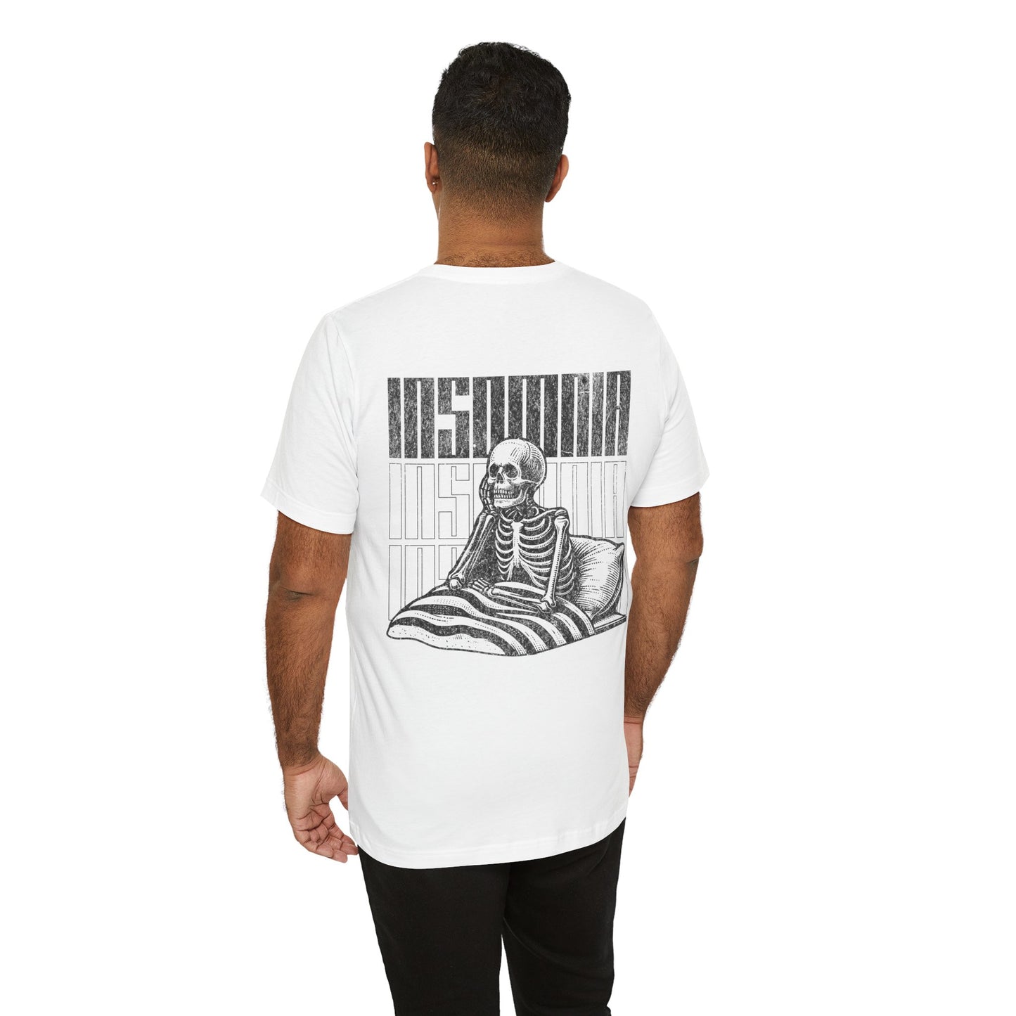 F&BPD - Unisex T-shirt - Insomnia Tee – Late Night Mind Battle Statement Shirt