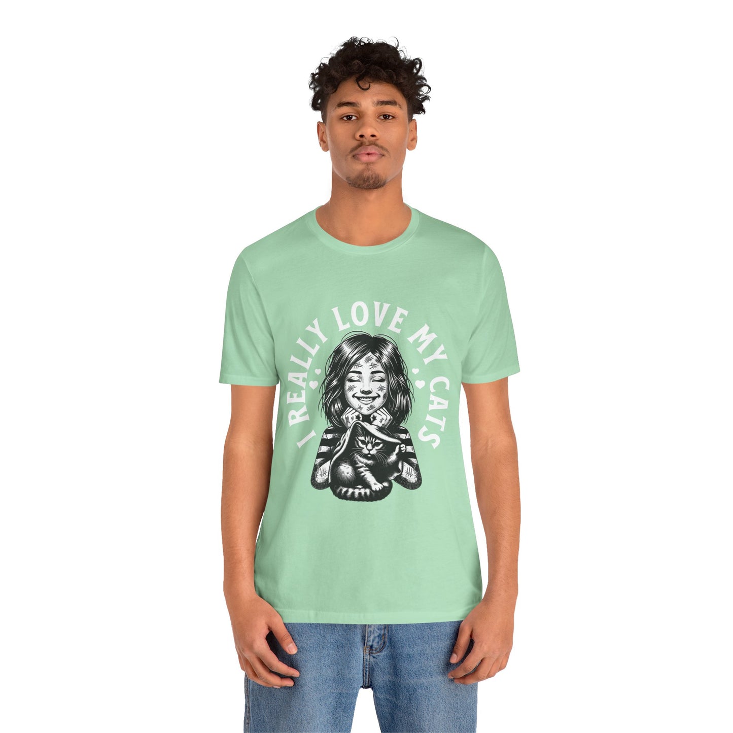 I Really Love My Cats T-Shirt | Cute Cat Lover Unisex Tee - FPD