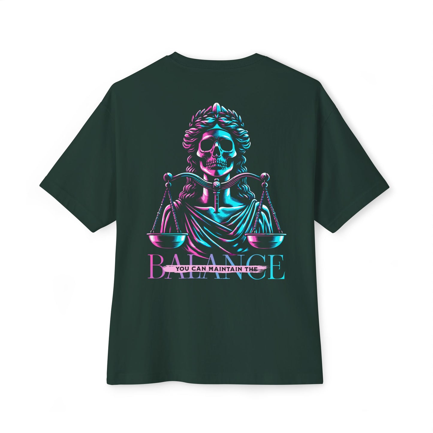 F&BPD - Maintain the Balance Oversized Tee – Mindfulness Statement Streetwear