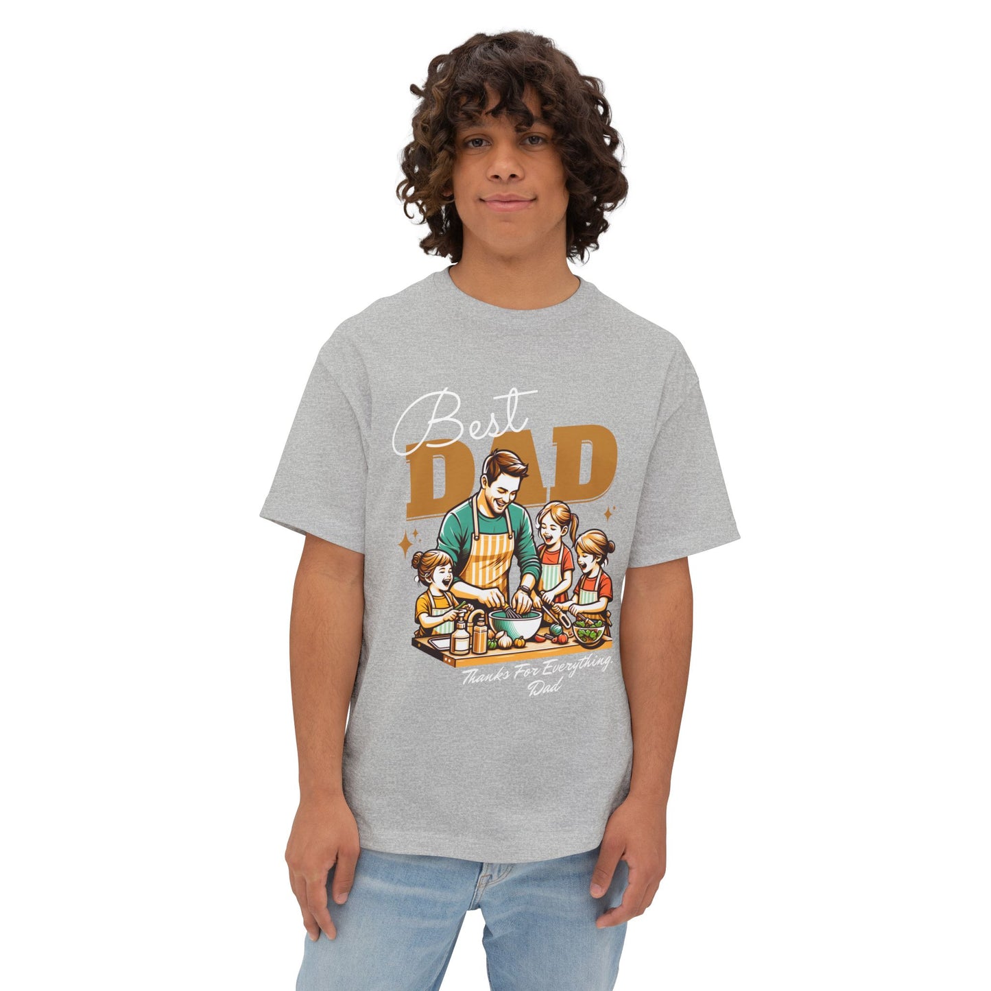 Best Dad Oversized T-Shirt – Relaxed Fit | Father’s Day Gift