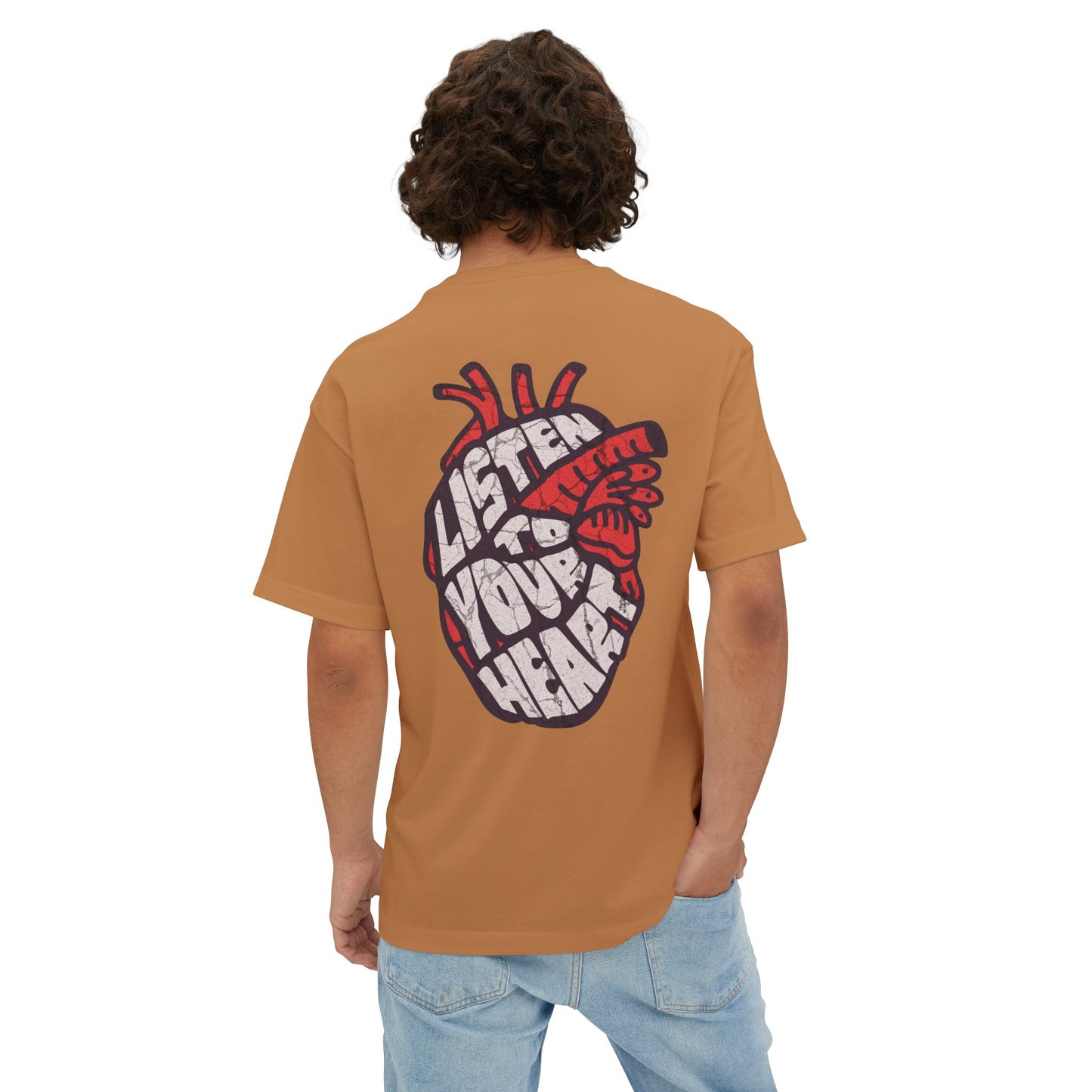 F&BPD - Listen to Your Heart Oversized Tee – Intuition Statement Streetwear