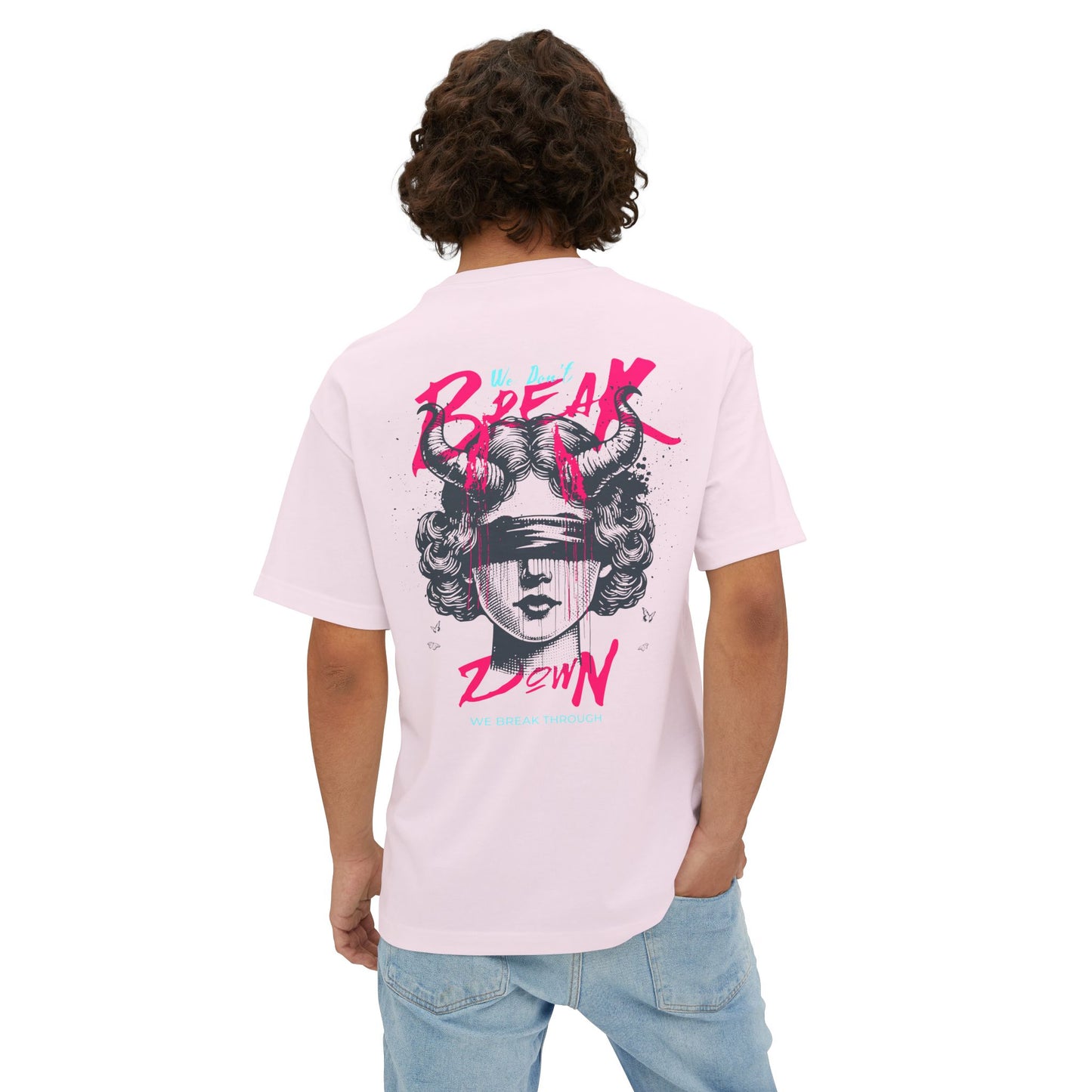 F&BPD - We Don’t Break Down, We Breakthrough Oversized Tee – Bold Strength Streetwear