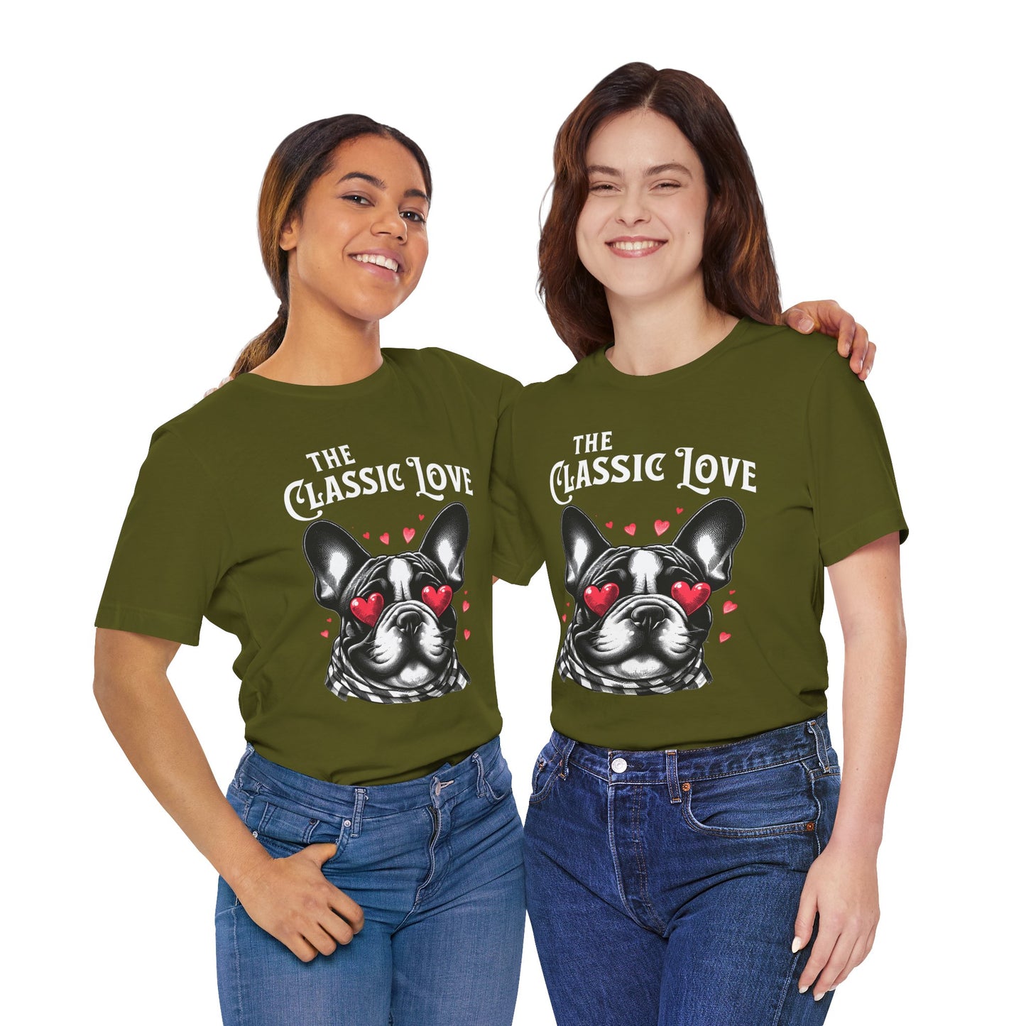 FPD - Unisex T-shirt - Pug Classic Love Tee – Cute Dog Lover Statement Shirt