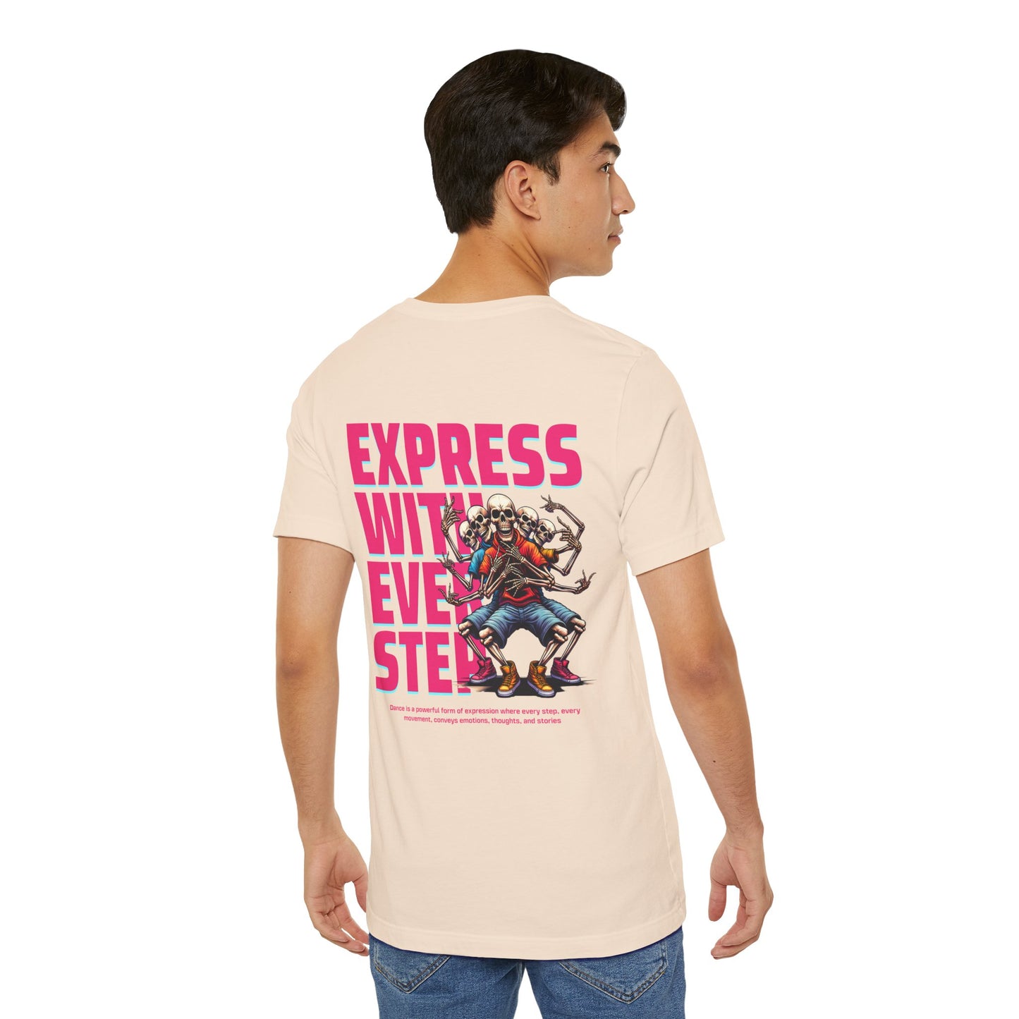 F&BPD - Unisex T-shirt - Express With Every Step Tee – Self-Expression Statement Shirt
