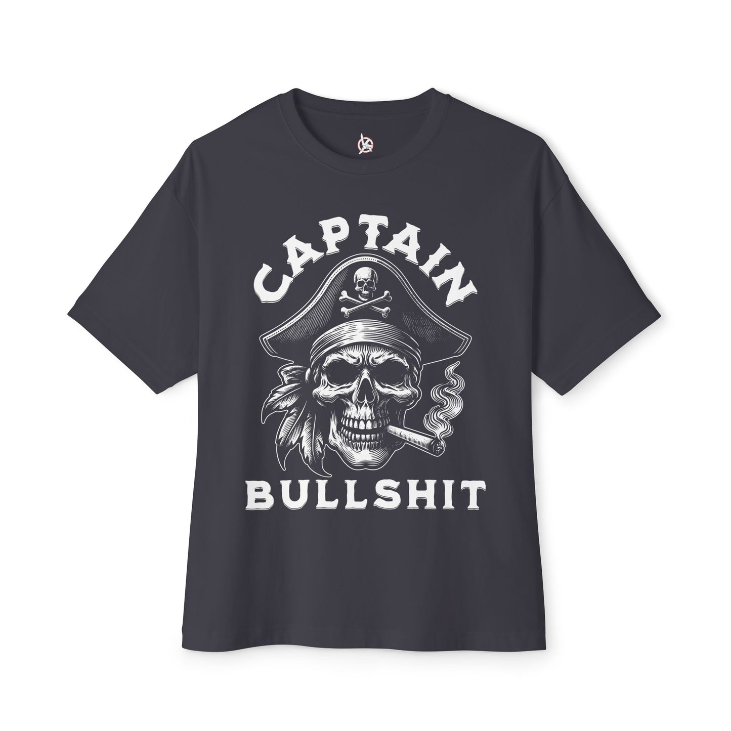 FPD - Captain Bullshit Oversized Tee — Myth-Buster & Truth-Seeker Shirt