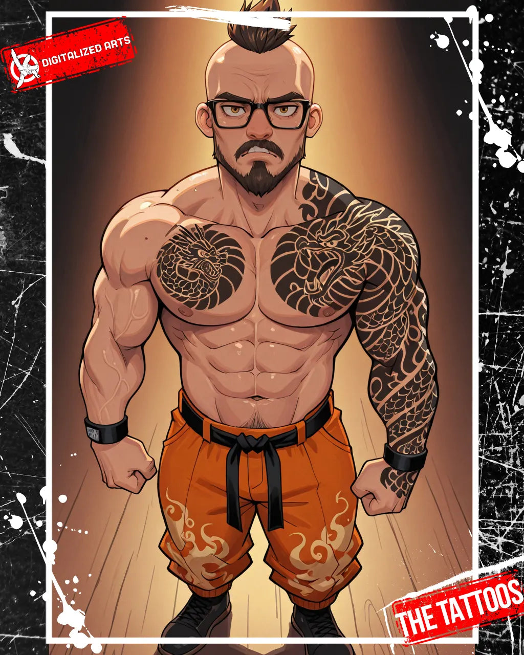 DATheTattooXL-1.0 - Full Back Japanese Irezumi & Stylized Anime Body Art SDXL & Illustrious XL LoRA Suite