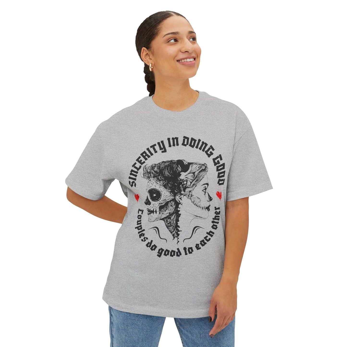 FPD - Sincerity in Doing Good Oversized Tee – Kindness Statement Shirt