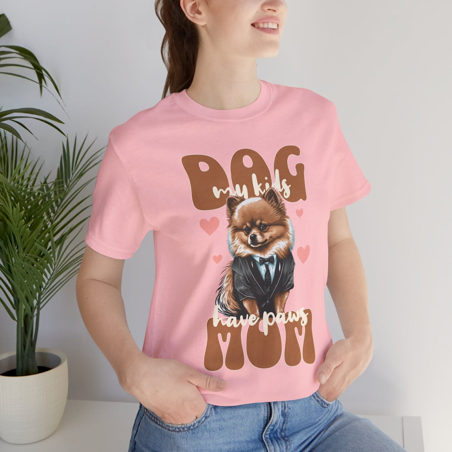 Dog Mom T-Shirt | Cute Pet Lover Unisex Tee - FPD