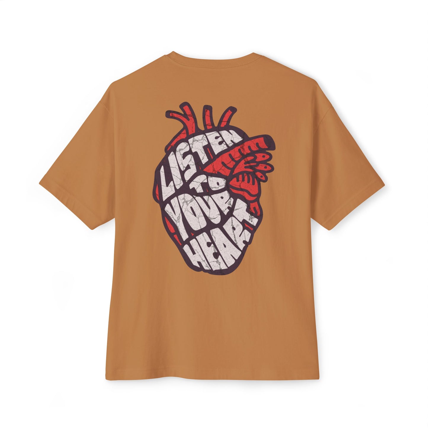 F&BPD - Listen to Your Heart Oversized Tee – Intuition Statement Streetwear