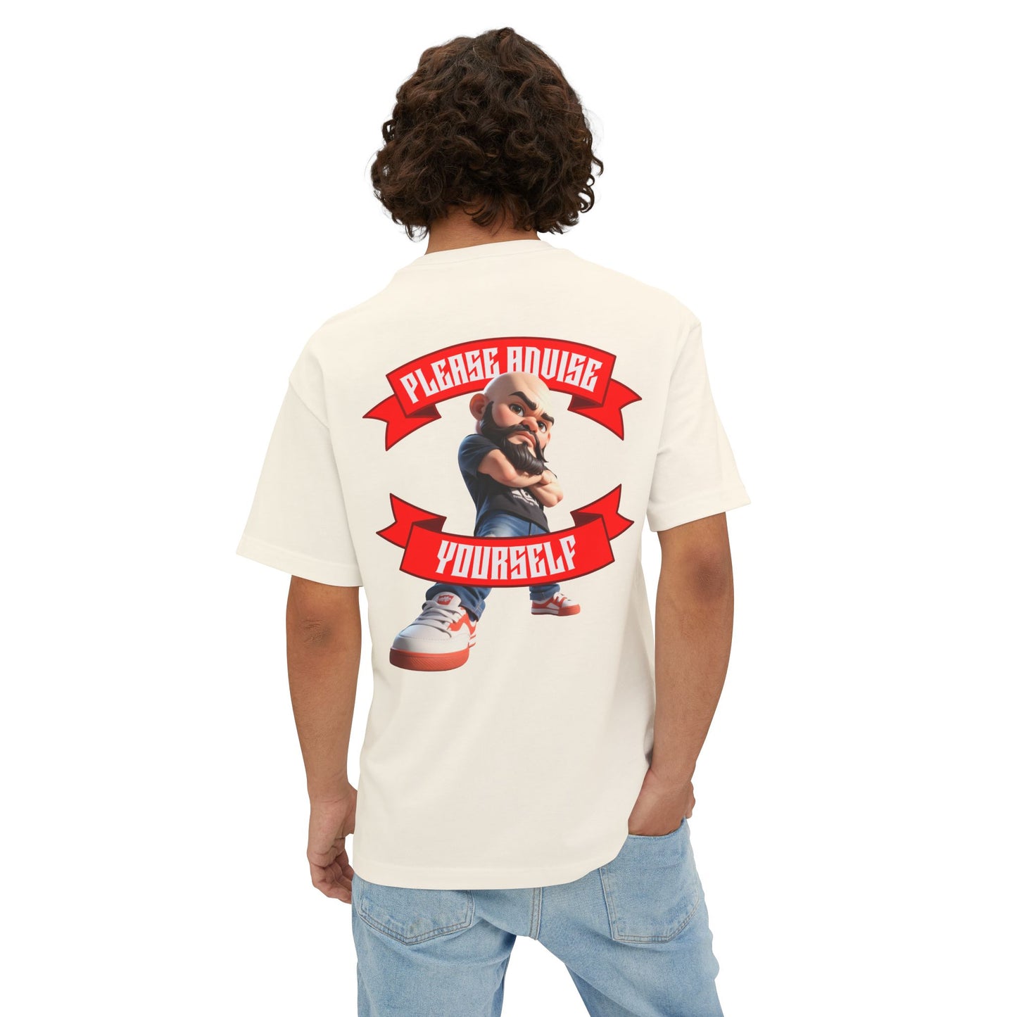 Oversized Sarcasm Streetwear Tee – “Please Advise Yourself” - BPD