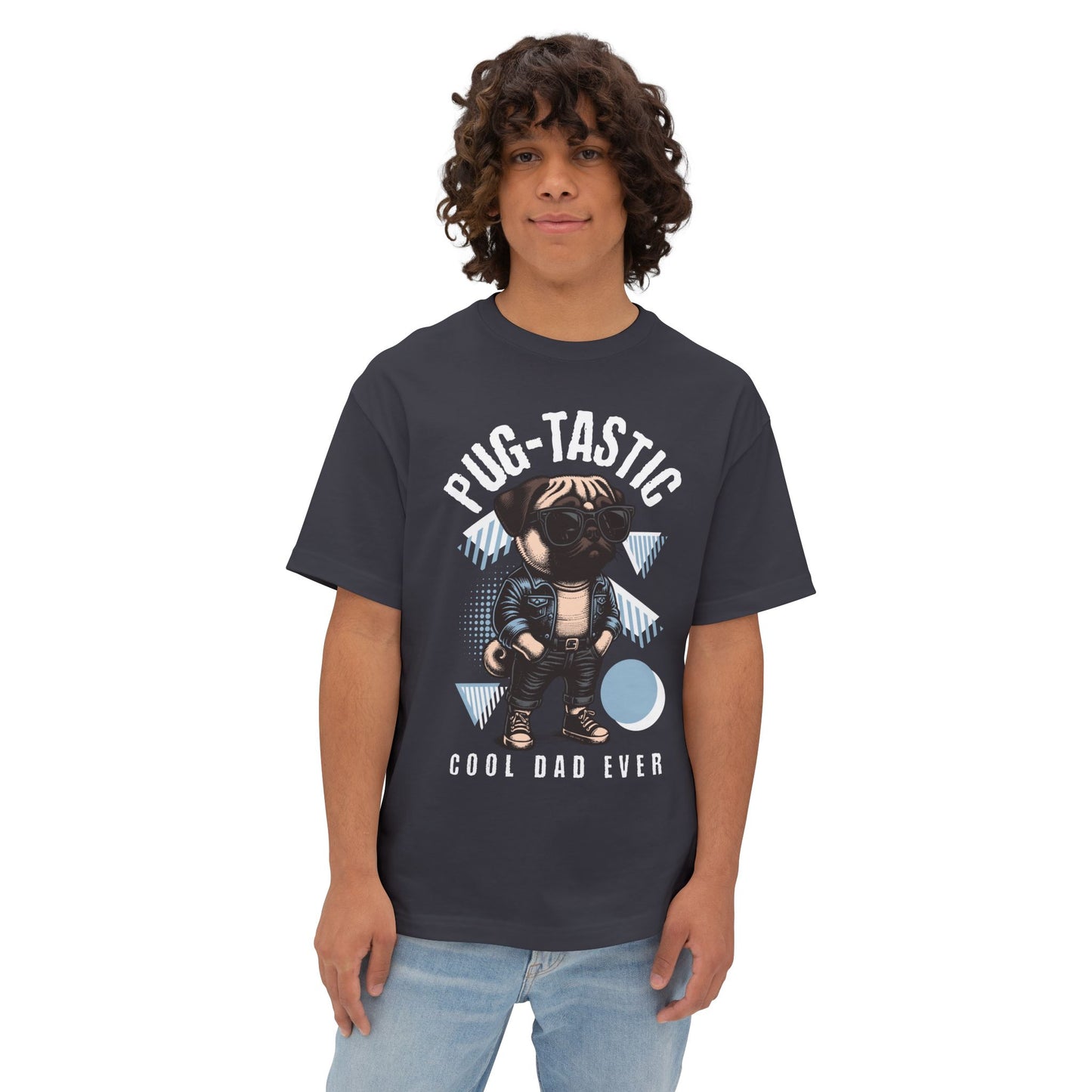 FPD - Pugtastic Oversized Tee – Playful Dog Lover Streetwear