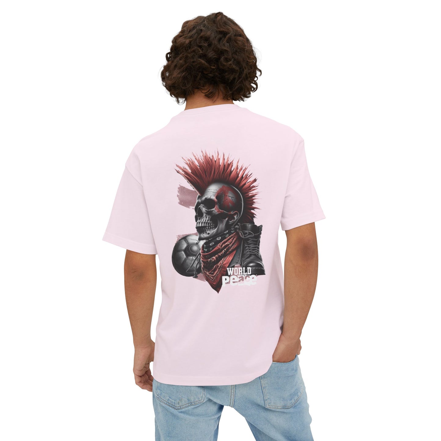 F&BPD - World Peace Oversized Tee – Hope & Unity Statement Shirt