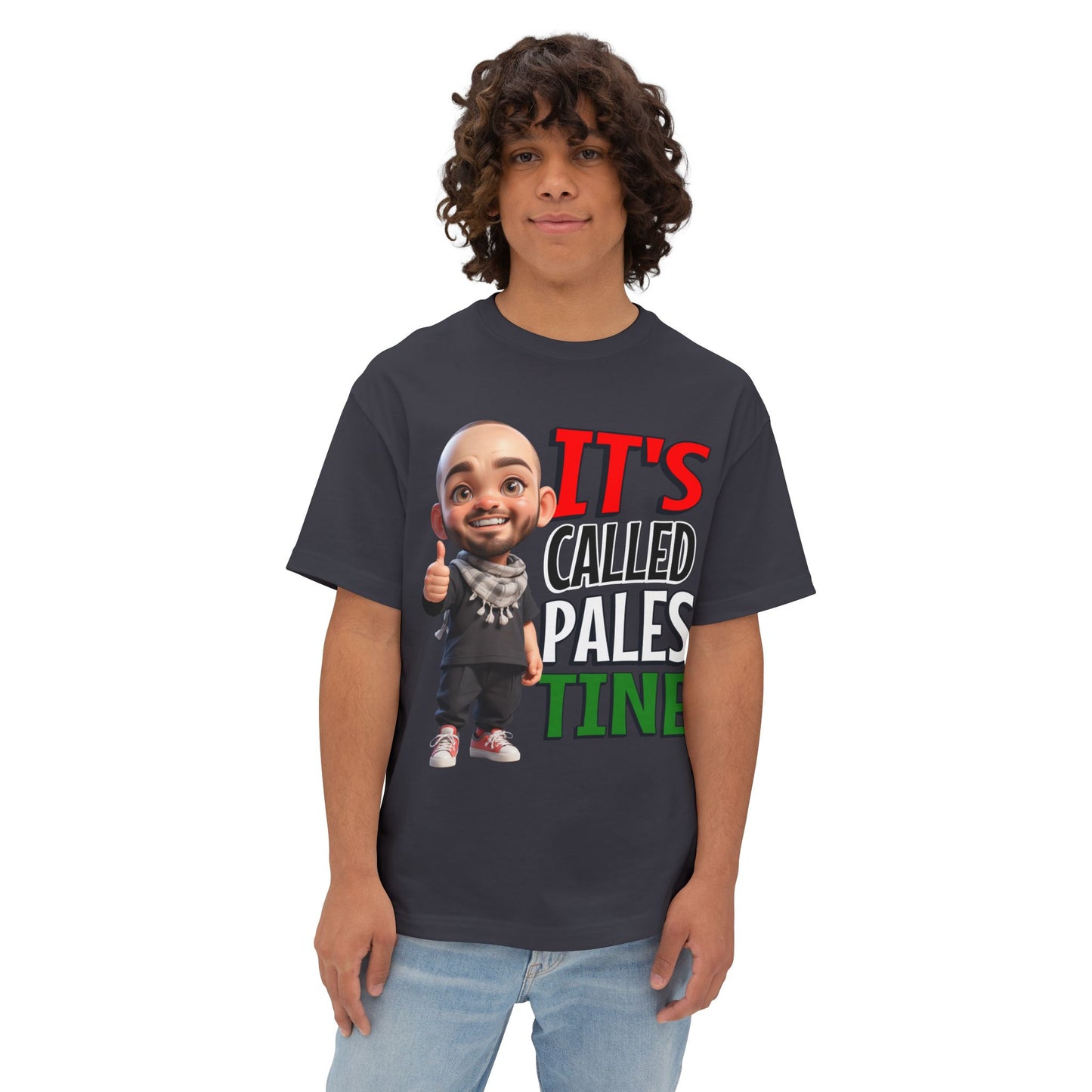 It’s Called Palestine Oversized Tee – Bold Pro-Palestine Graphic Shirt - FPD