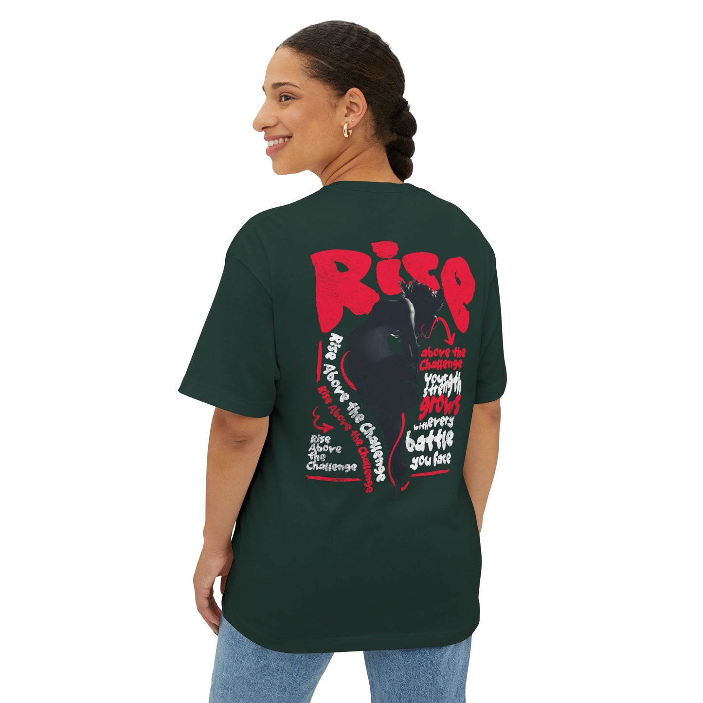 F&BPD - Rise Oversized Tee – Mental Armor & Empowerment Streetwear