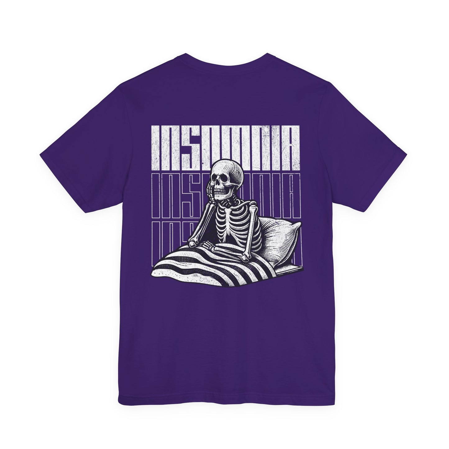 F&BPD - Unisex T-shirt - Insomnia Tee – Late Night Mind Battle Statement Shirt