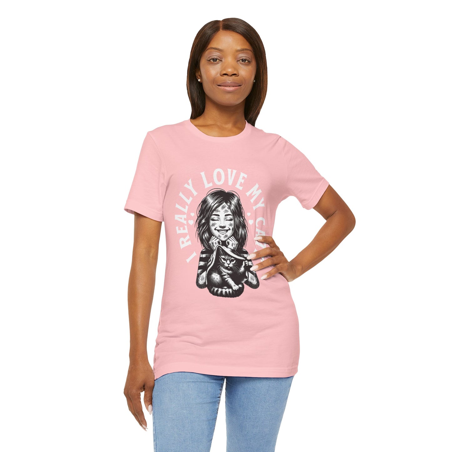 I Really Love My Cats T-Shirt | Cute Cat Lover Unisex Tee - FPD