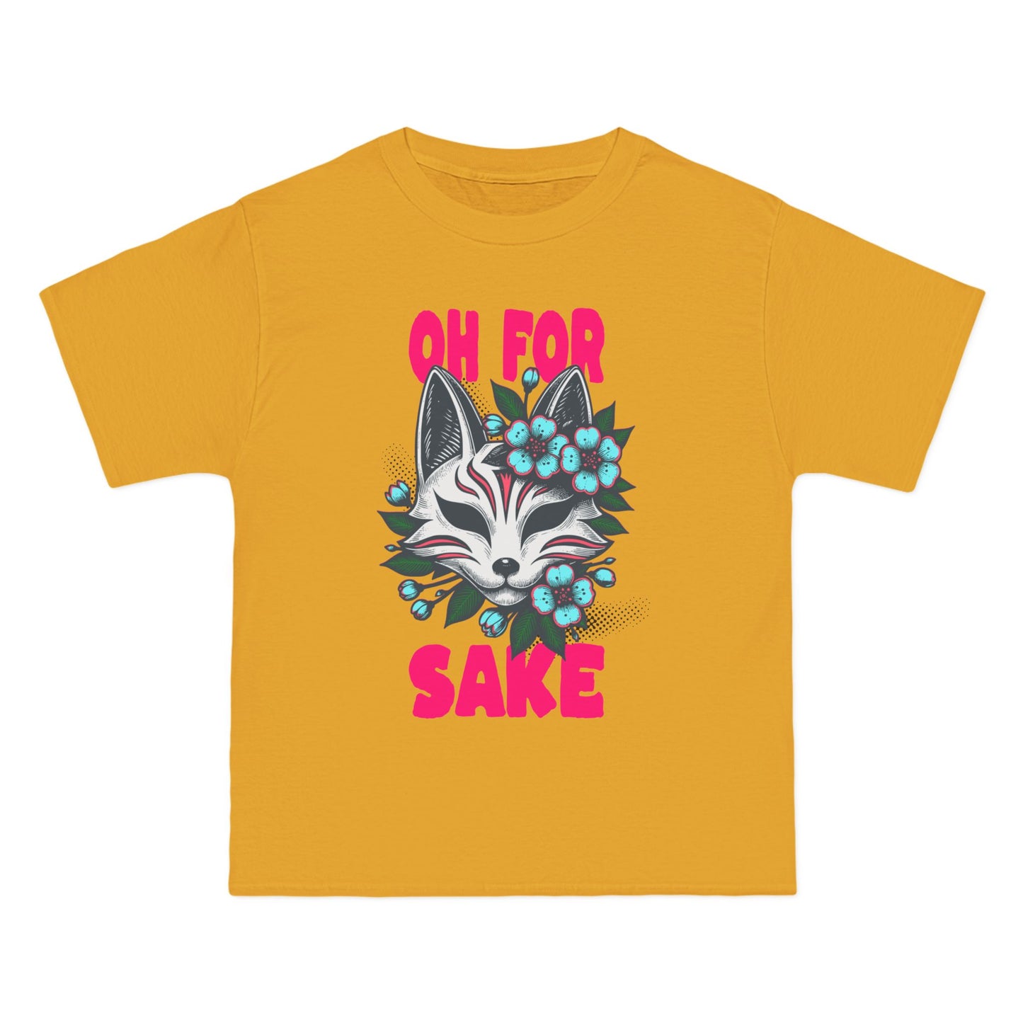 Oh For Fox Sake Oversized T-Shirt – Funny Graphic Tee Print | Streetwear Cotton Tee