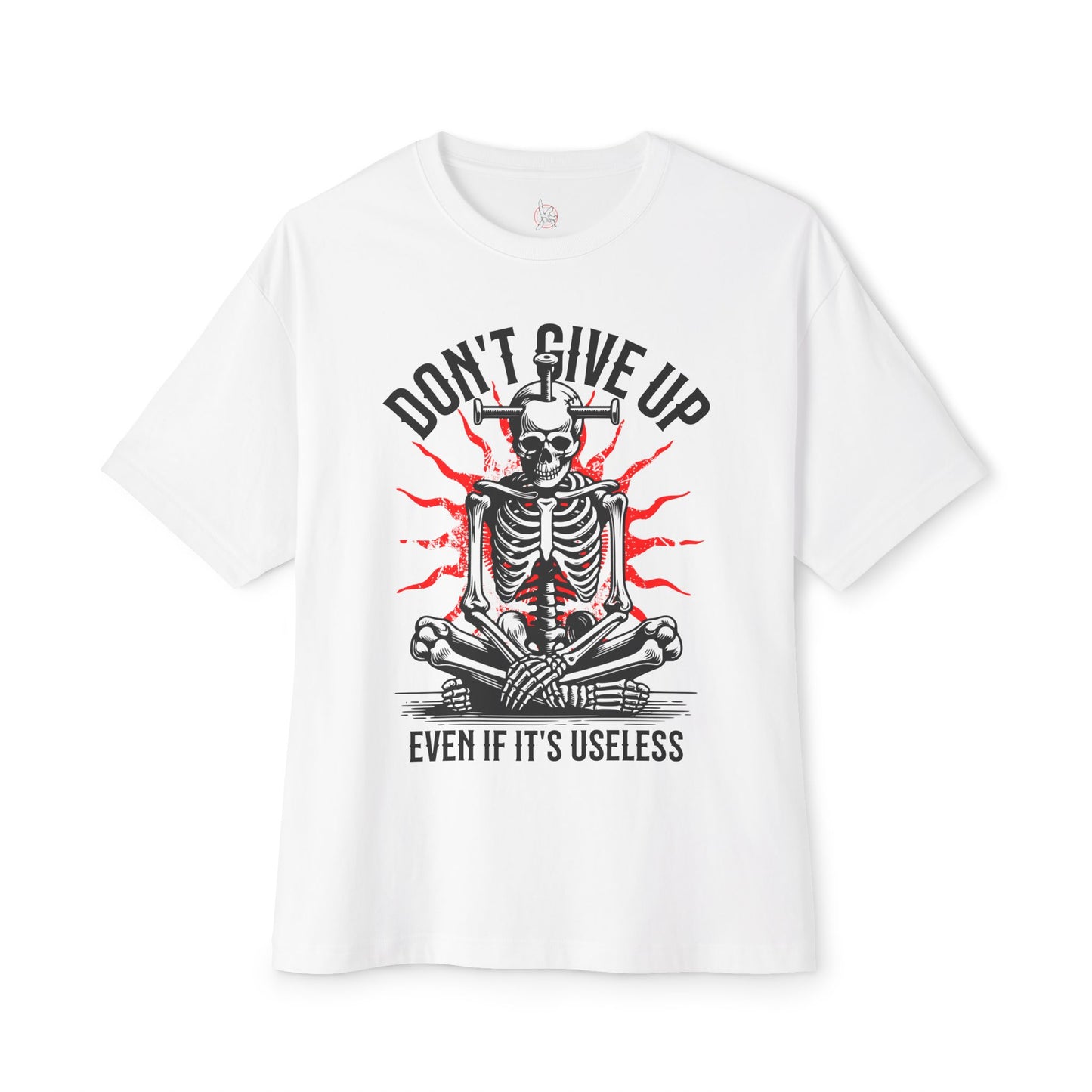 FPD - Don’t Give Up Oversized Tee – Grit & Persistence Statement Shirt