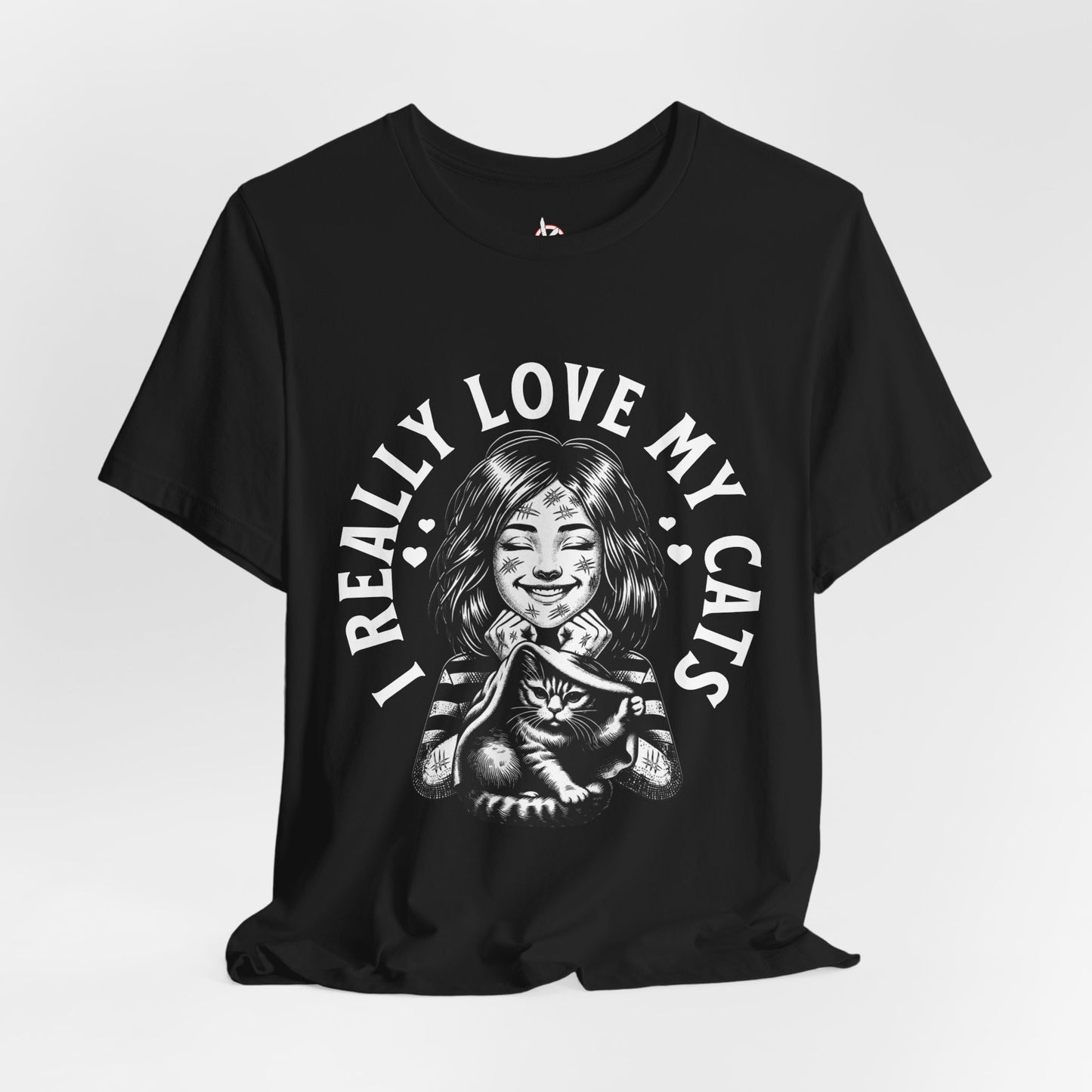 I Really Love My Cats T-Shirt | Cute Cat Lover Unisex Tee - FPD