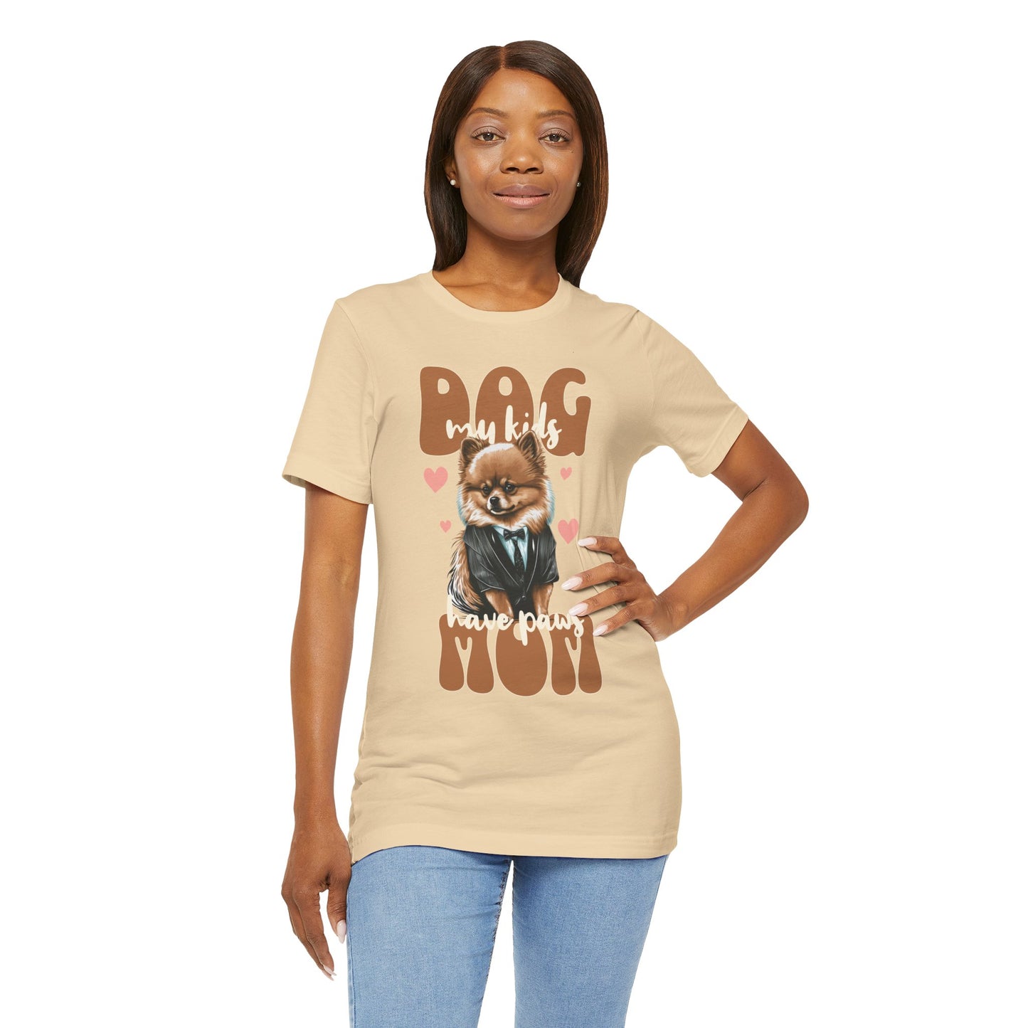 Dog Mom T-Shirt | Cute Pet Lover Unisex Tee - FPD