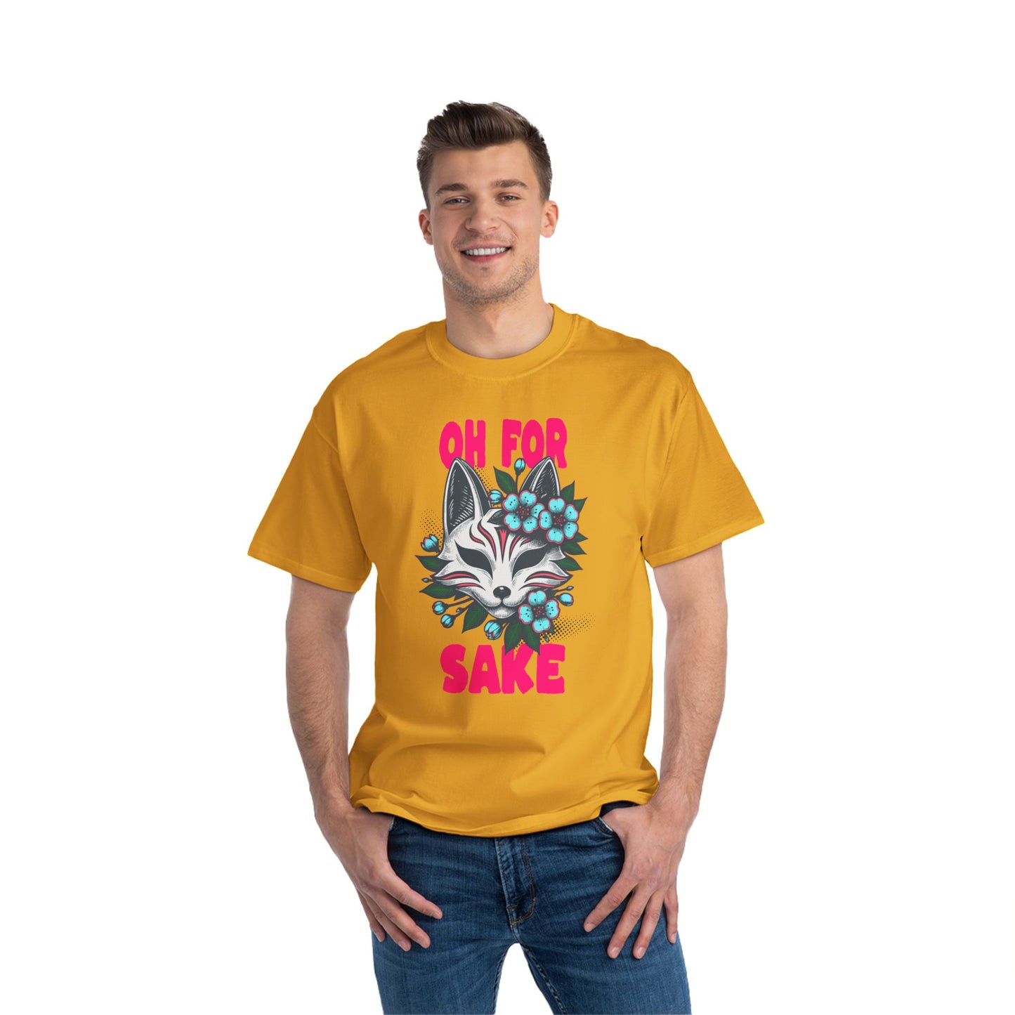 Oh For Fox Sake Oversized T-Shirt – Funny Graphic Tee Print | Streetwear Cotton Tee