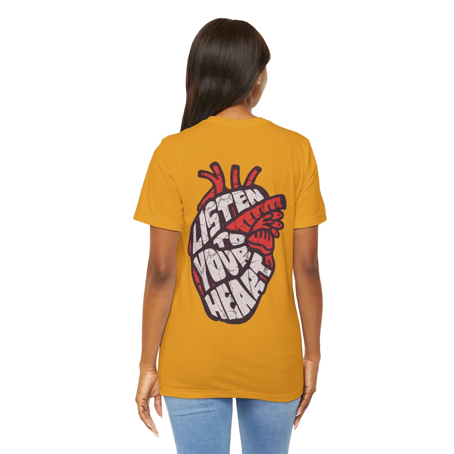 F&BPD - Unisex T-shirt - Listen to Your Heart Tee – Intuition & Emotion Statement Shirt