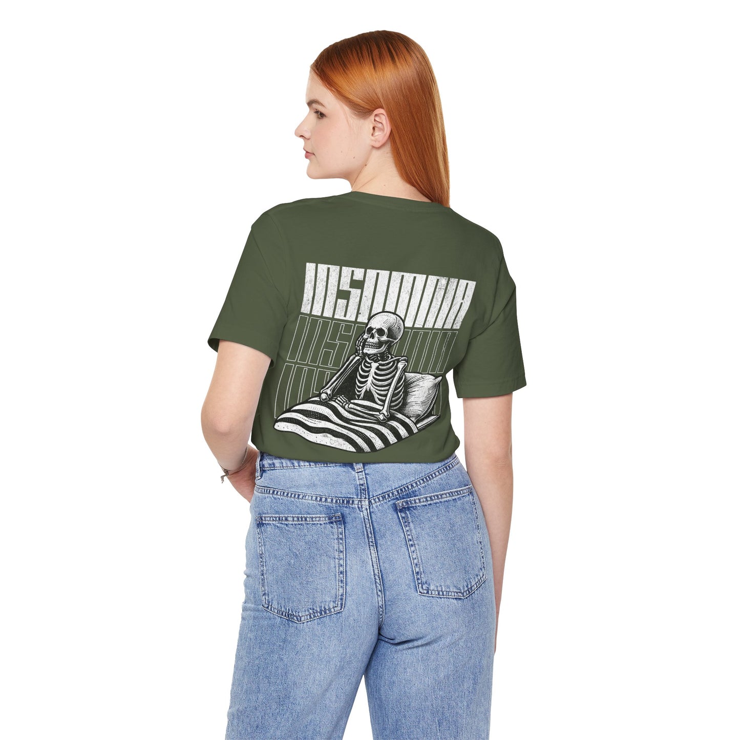 F&BPD - Unisex T-shirt - Insomnia Tee – Late Night Mind Battle Statement Shirt